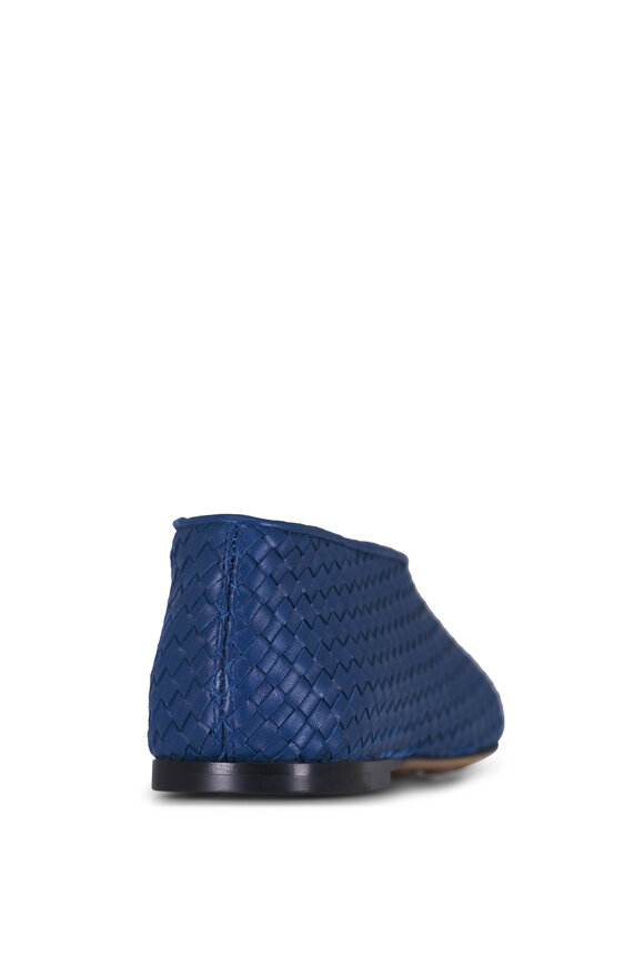Bottega Veneta Rosa Blue Venezia Ballerina Flat - view 4
