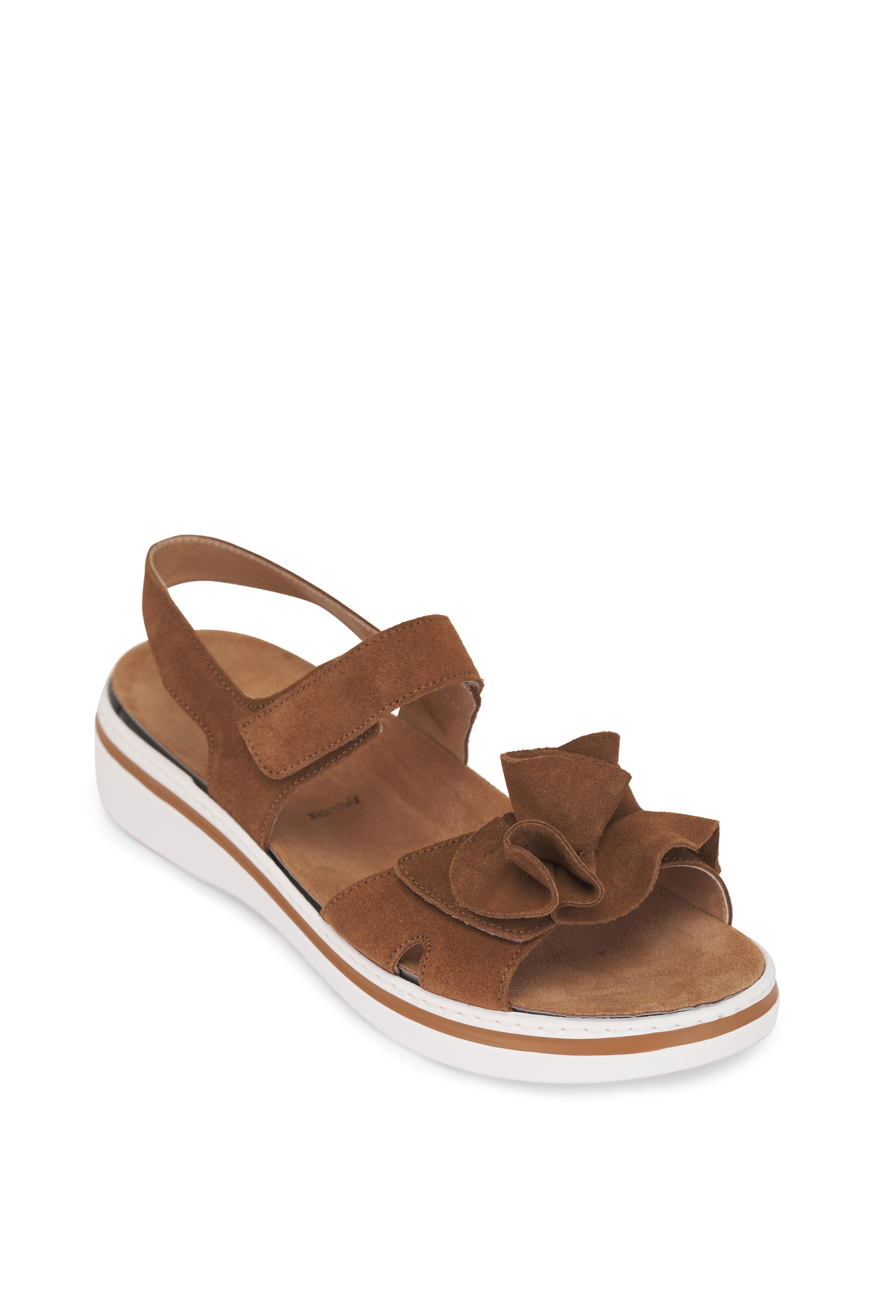 Ron White - Frances Brown Suede Sandal