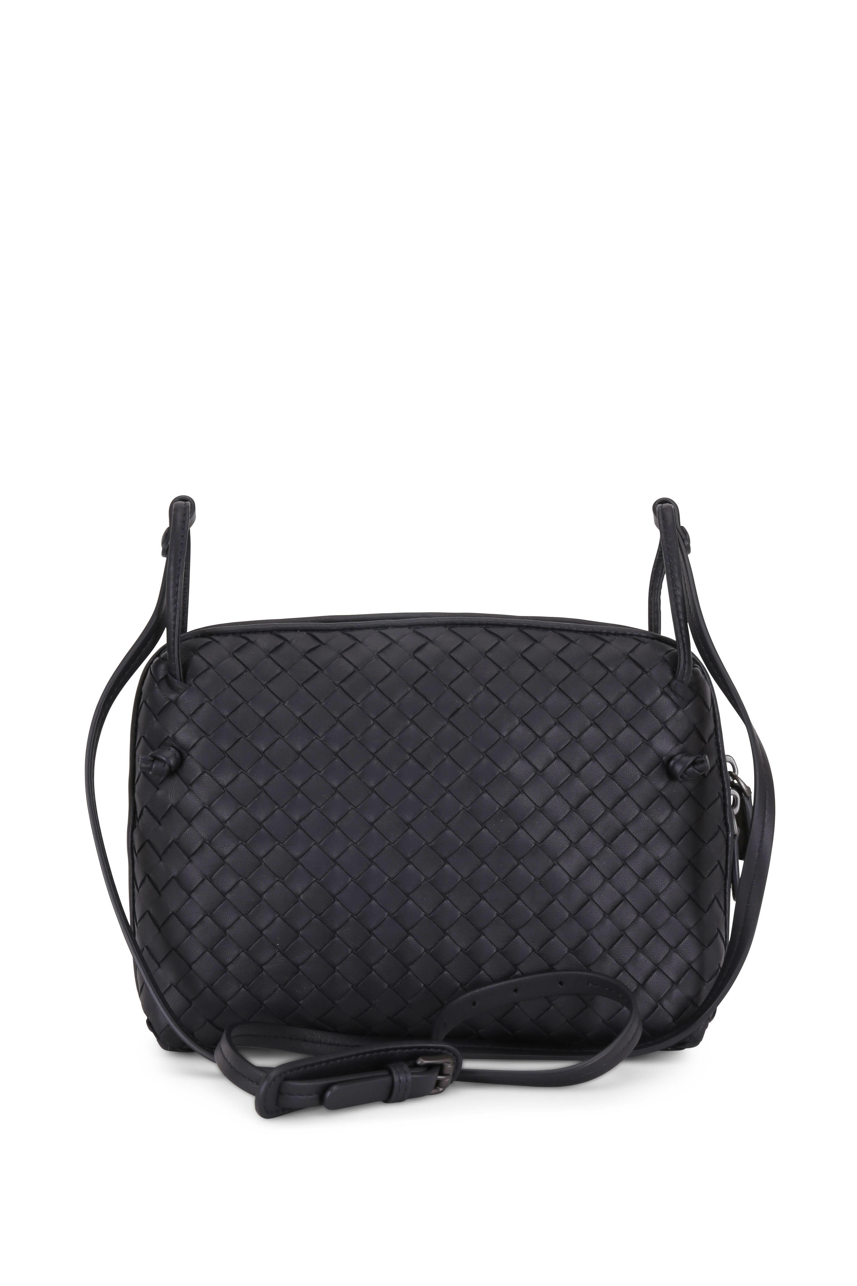 Bottega Veneta - Pillow Navy Blue Intrecciato Small Crossbody