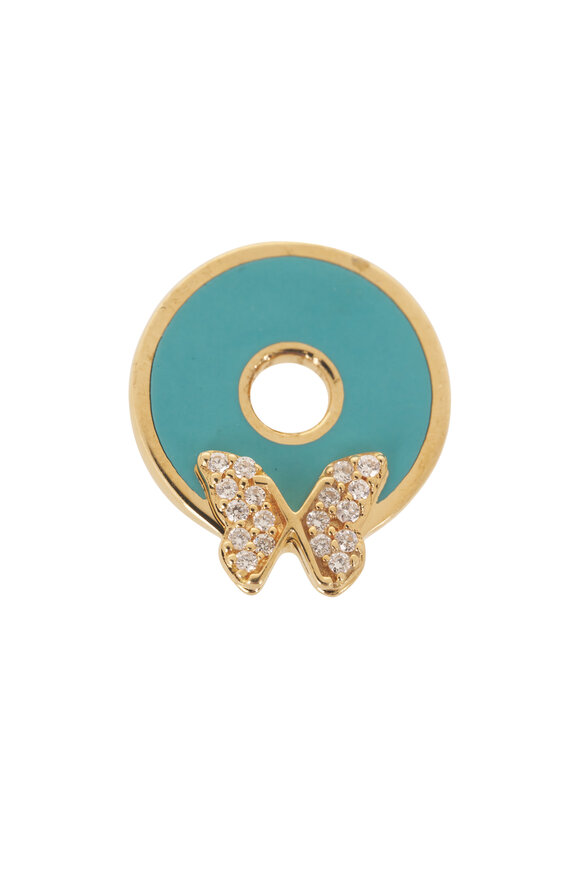 Foundrae Reverie Pave Diamond Butterfly Disk