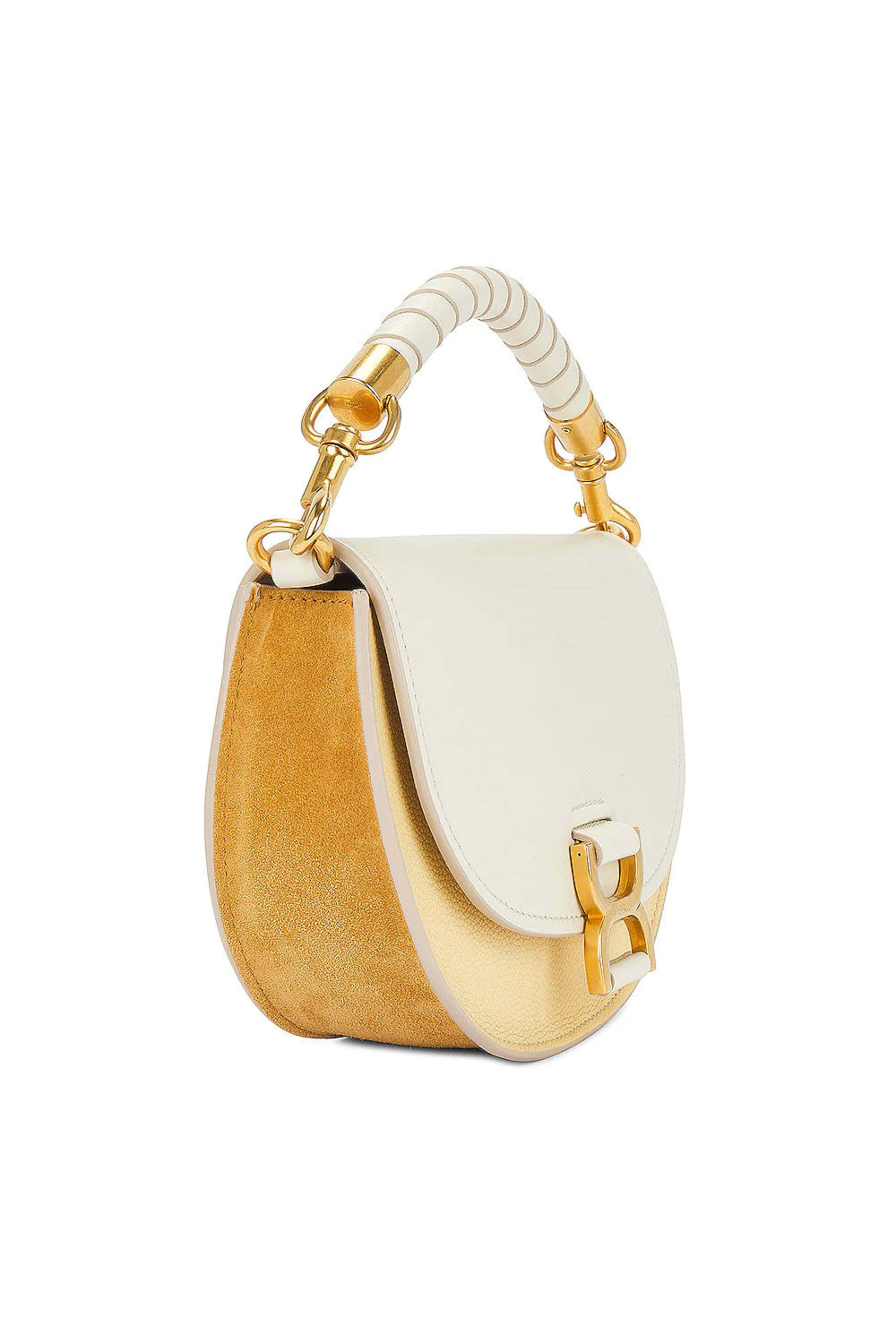 Chloé - Small Marcie Top Handle Bag in Misty Ivory