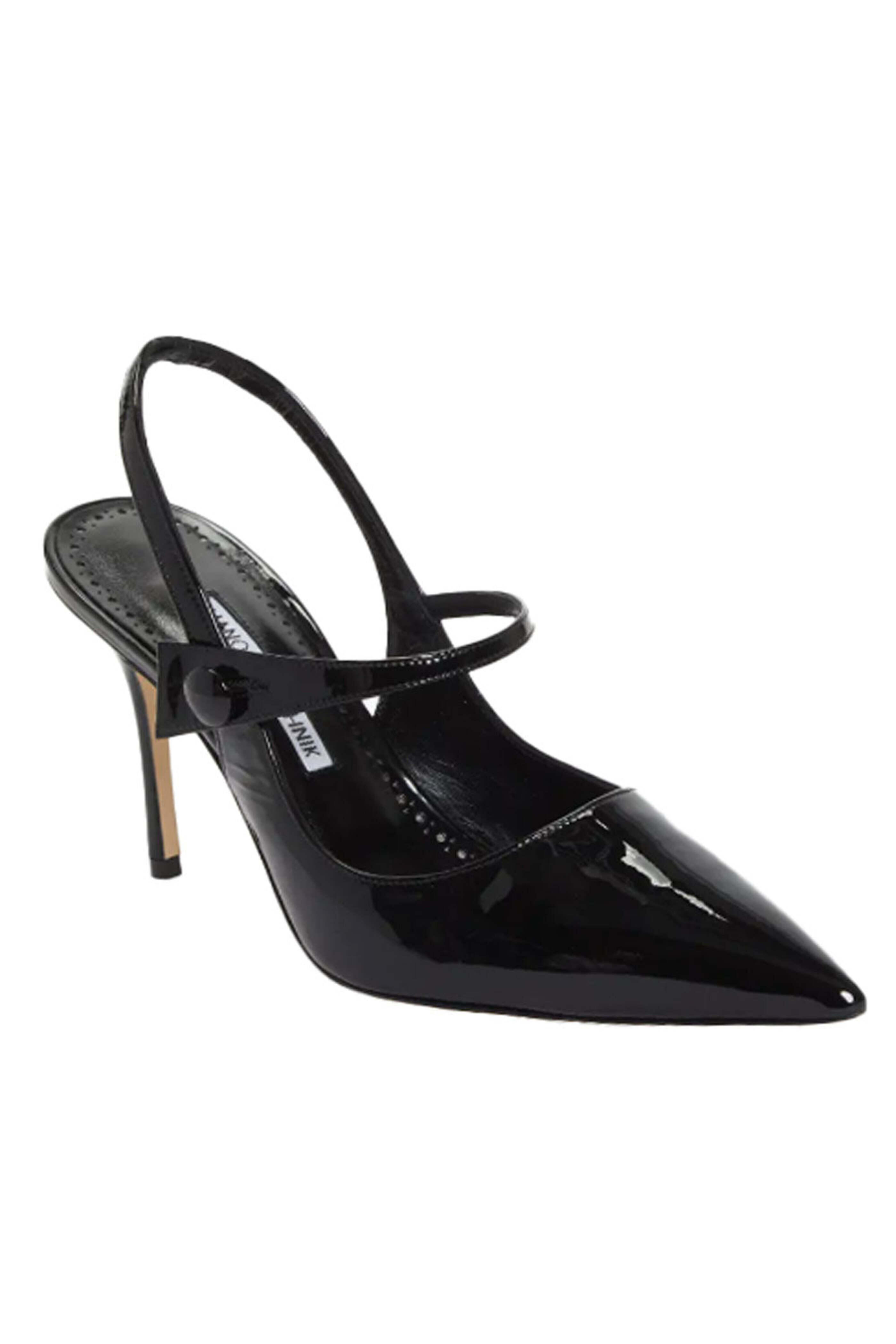 Manolo Blahnik - Didion Pointed Toe Slingback Pump in Black