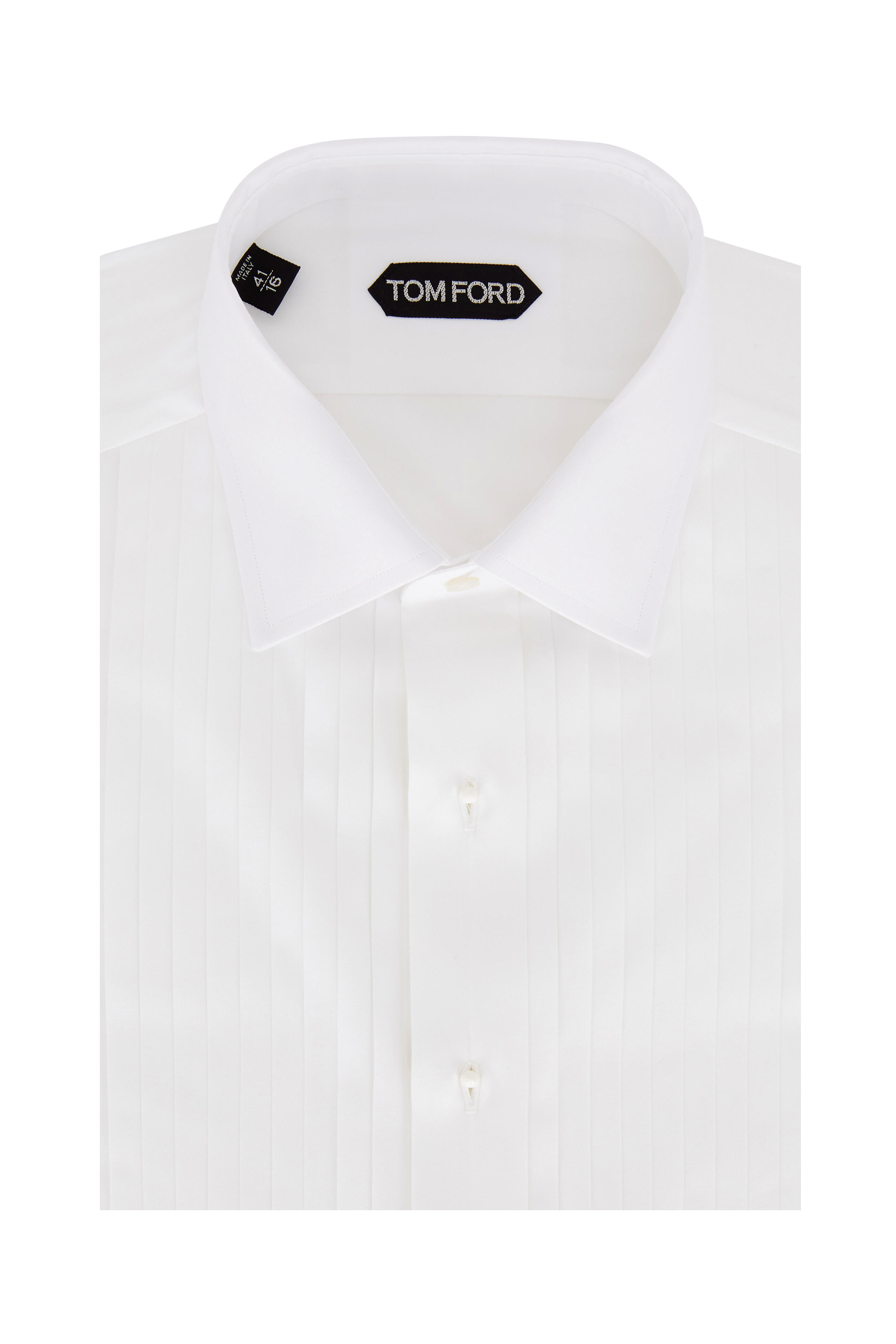 Buy Bond White Cotton Slim Fit Tuxedo Shirt