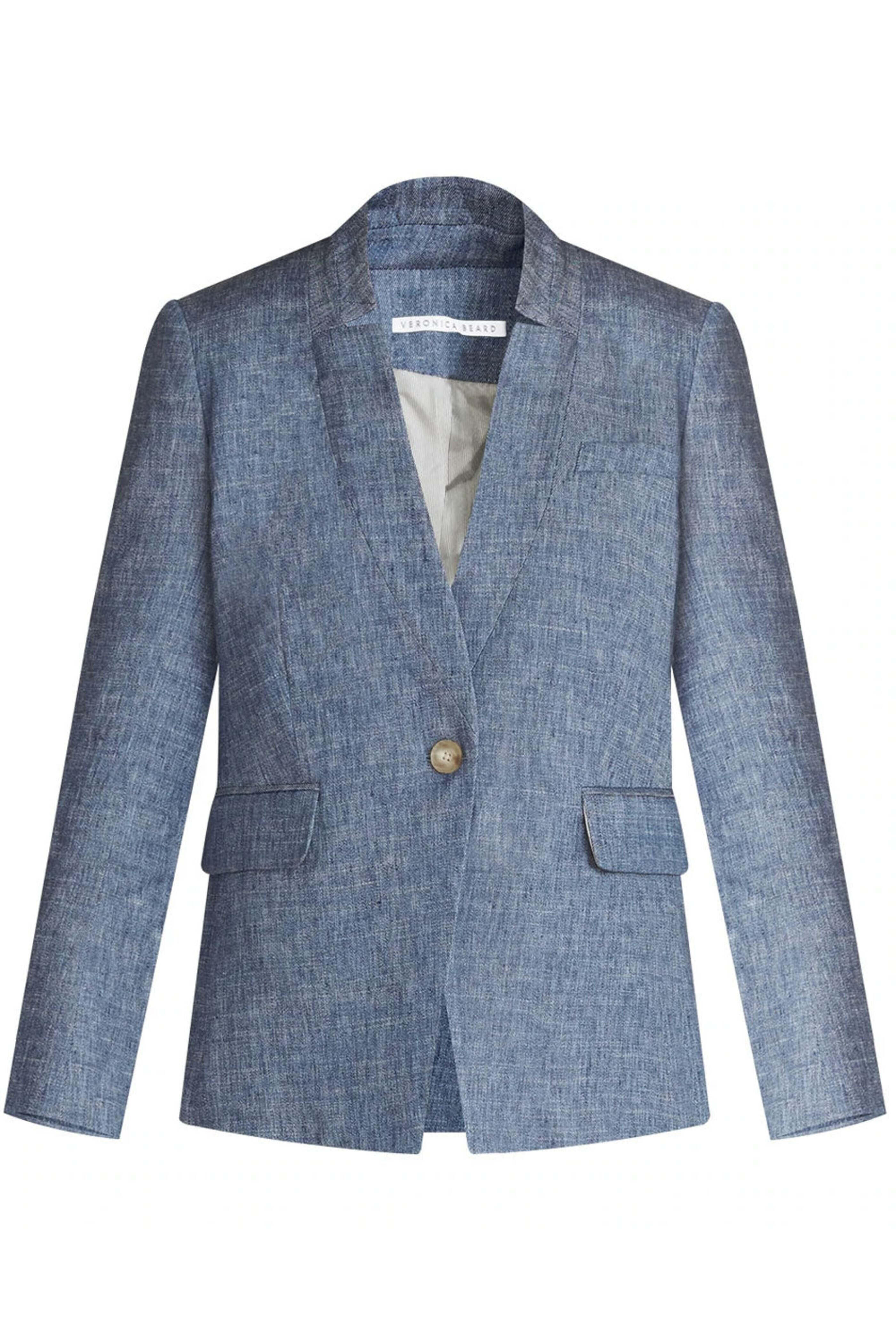 Veronica Beard - Blue Upcollar Dickey Jacket