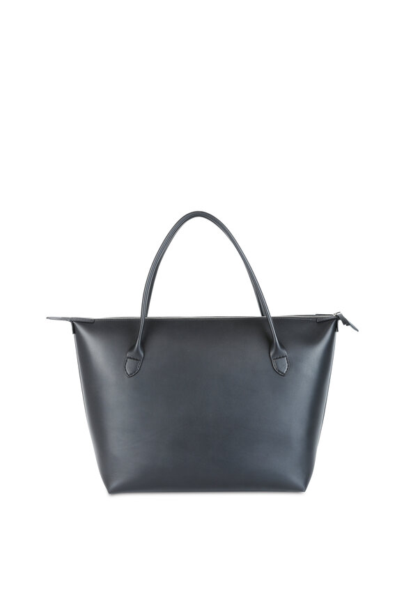 The Row - Lux Black Leather Satchel 