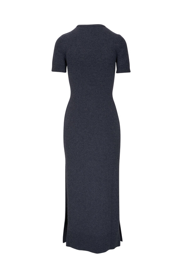 Michael Kors Collection - Sweater Knit Indigo Mélange Dress 