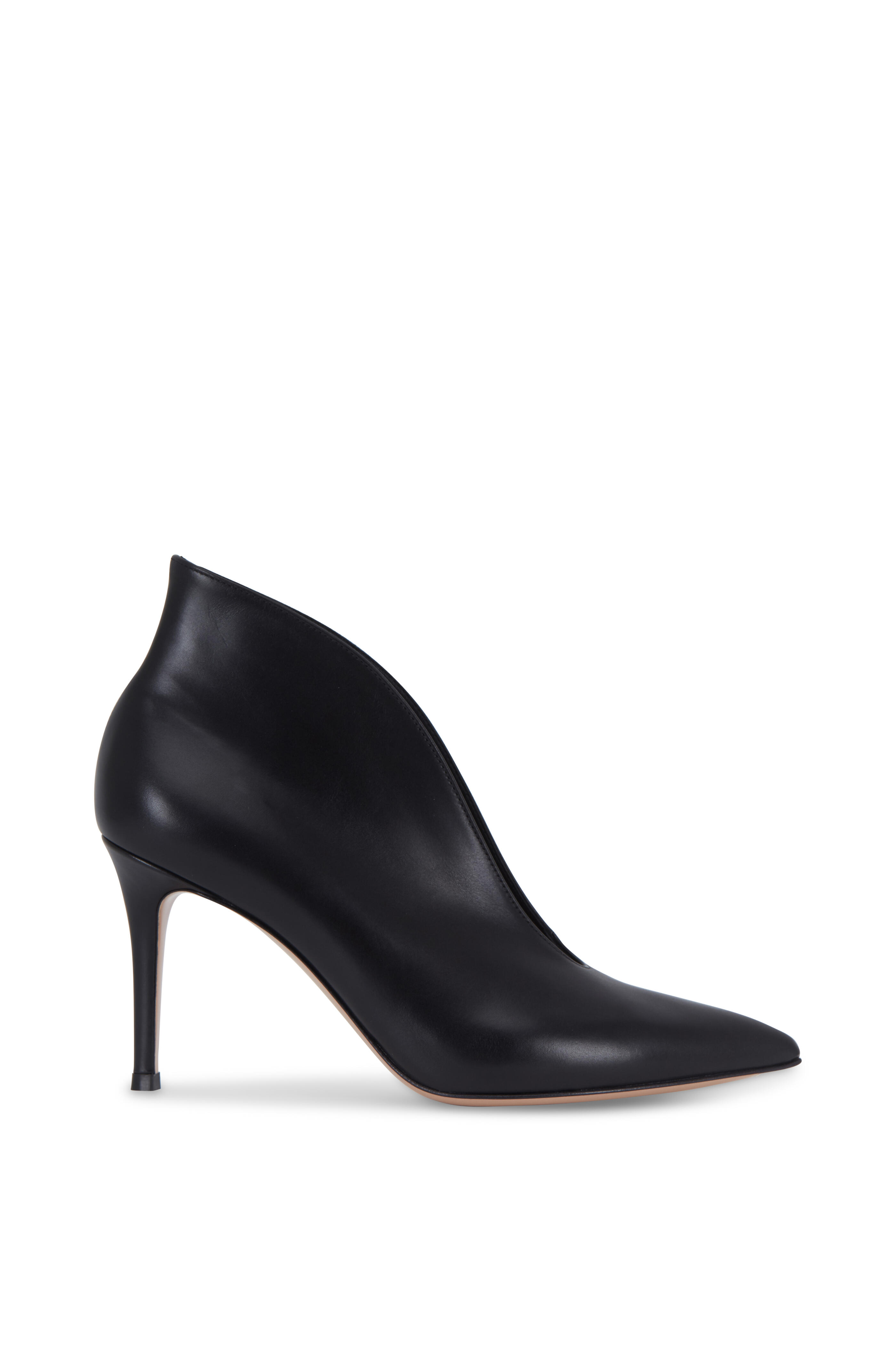 パンプス Gianvito Rossi Gianvito' Pumps Gianvito Rossi - Vania Vitello Leather V-Neck Pump, 85mm