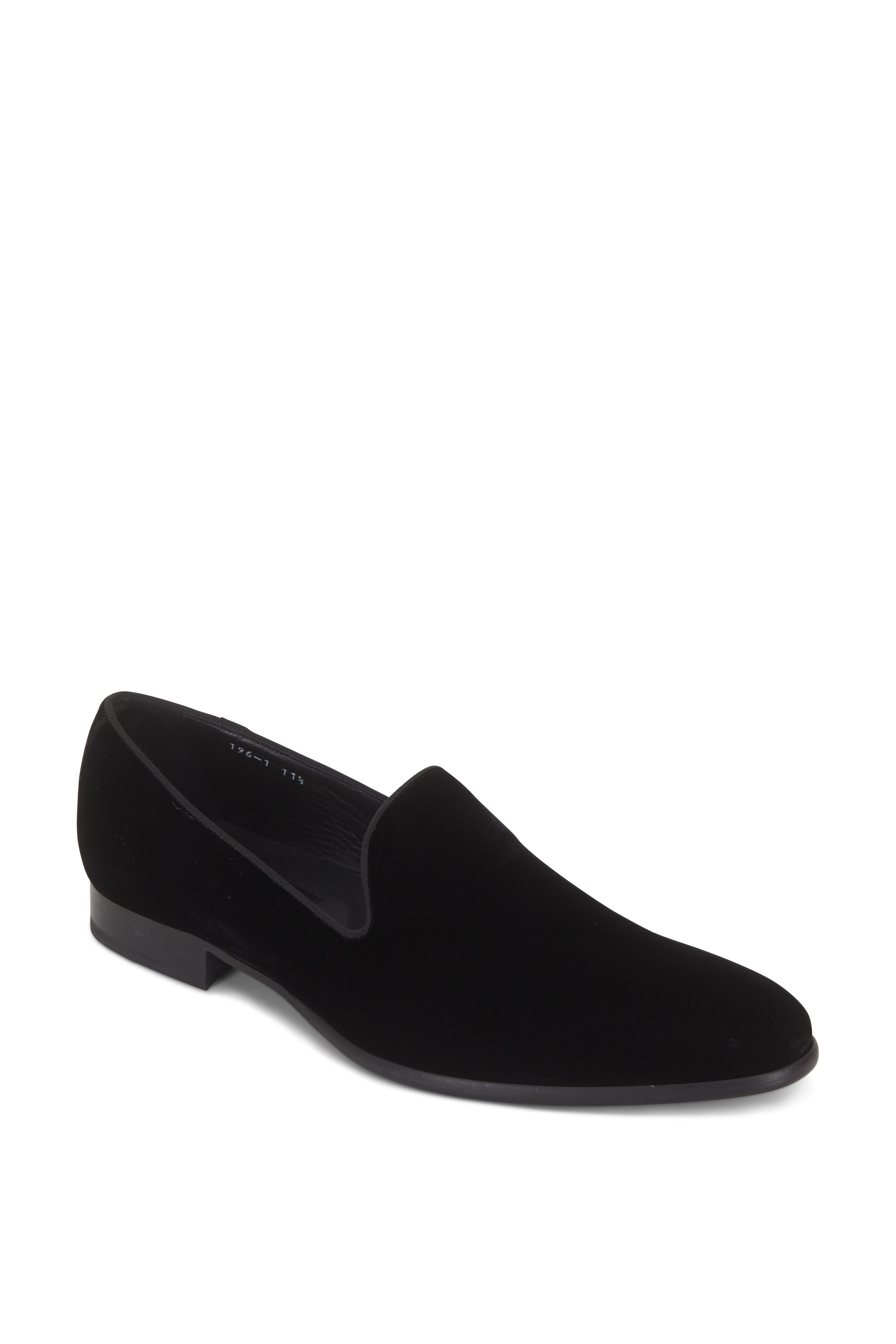 To Boot New York - Bolton Black Velvet Loafer