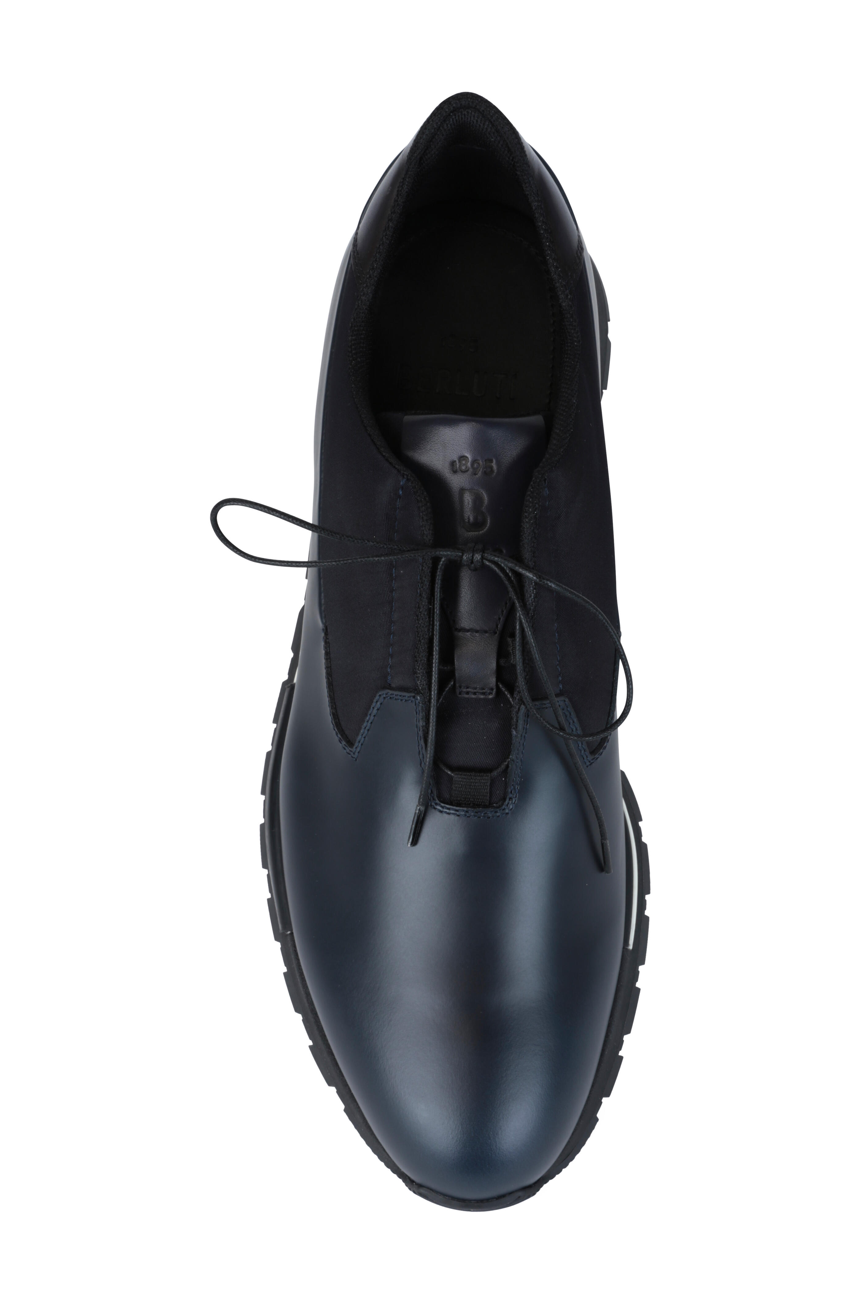 Berluti Torino Fast Track Leather Sneakers, Dress Shoes