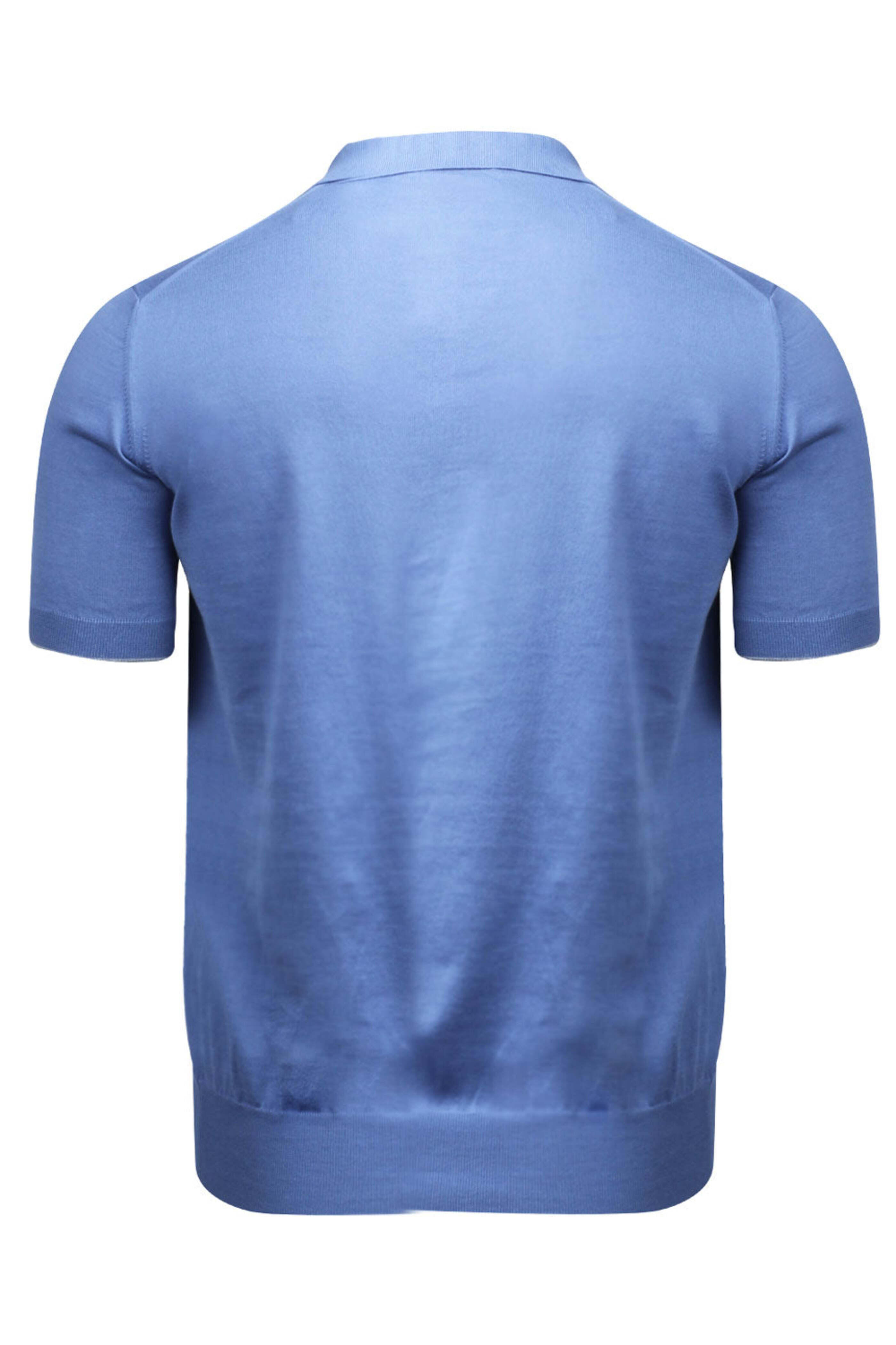 Brunello Cucinelli - Oxford Grigio Knit Polo