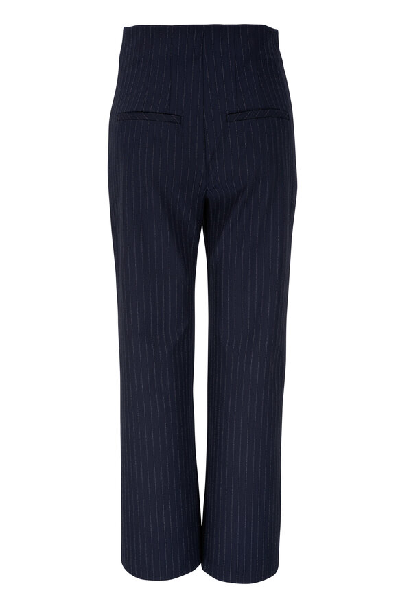 Veronica Beard - Dova Navy Pinstripe Pant 