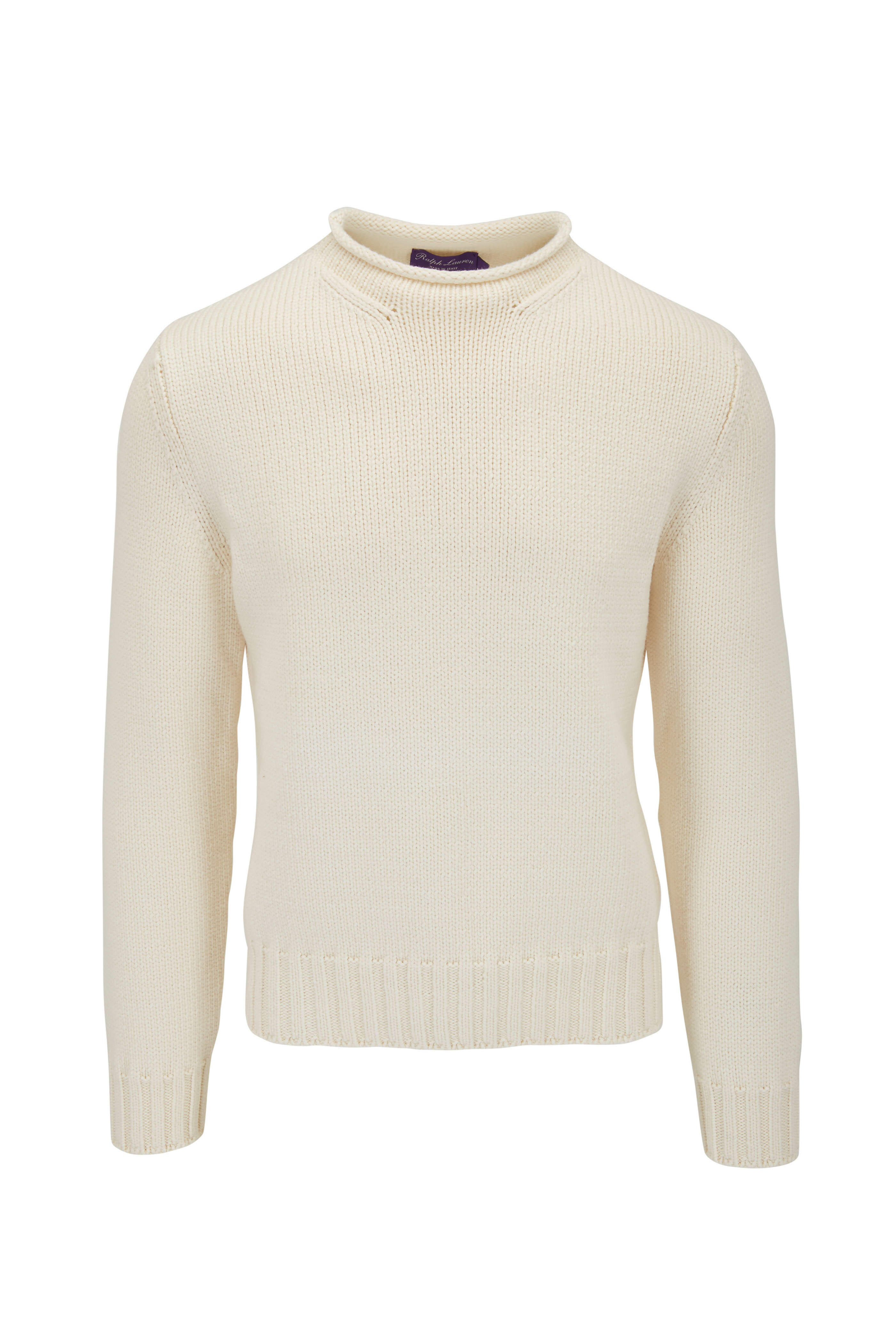 Ralph Lauren - Lux Cream Cotton Blend Sweater
