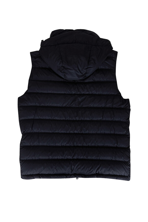 Paul & Shark - Ripstop Navy Puffer Vest 