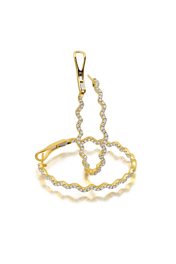 Graziela Gems Rio Diamond Inside/Outside Hoops