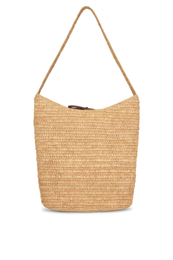 The Row Alma Thé Raffia Shoulder Bag - view 2