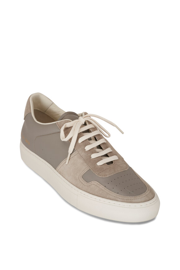 Common Projects Bball Duo Light Gray Low Top Sneaker 