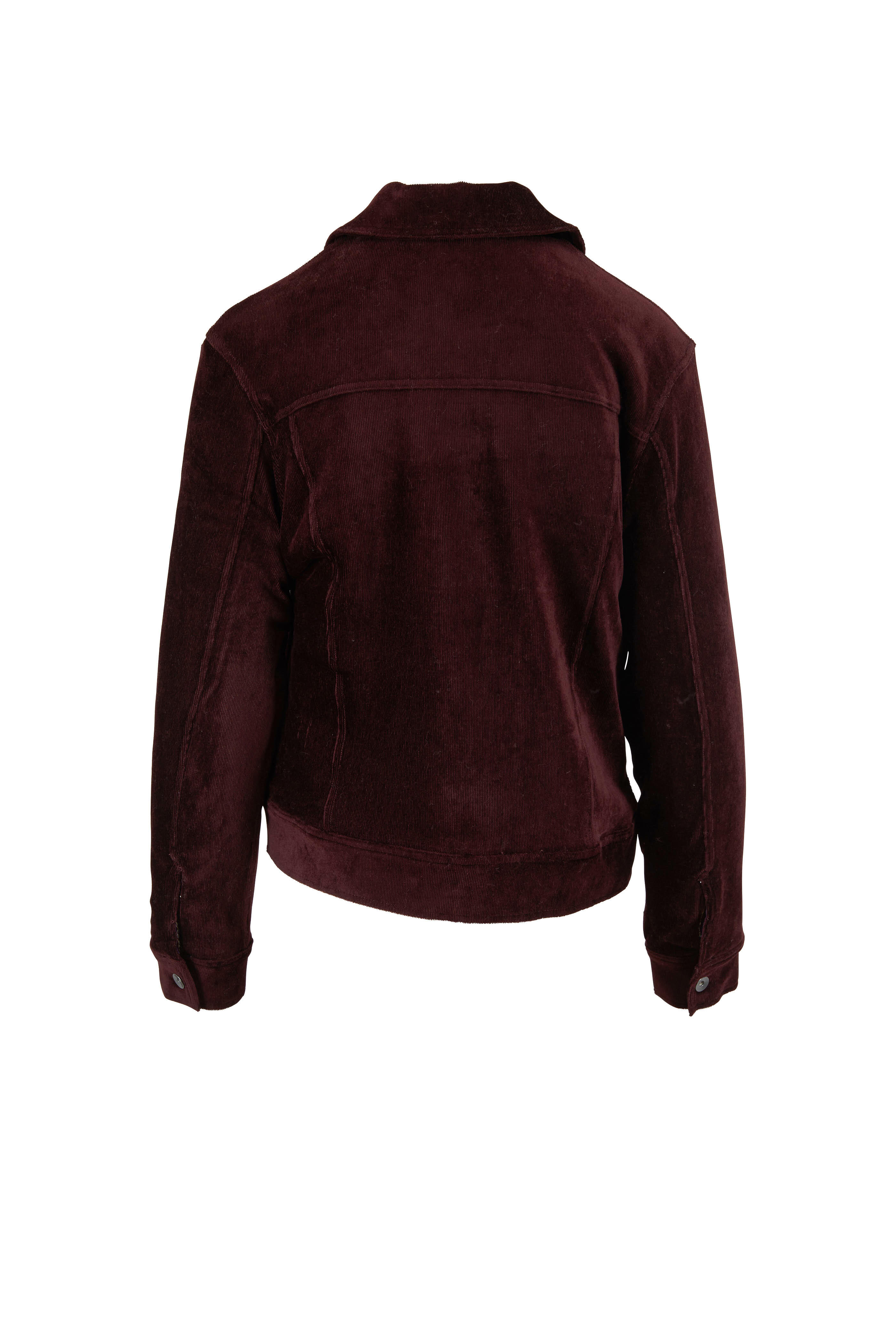 Majestic - Aubergine Corduroy Jacket