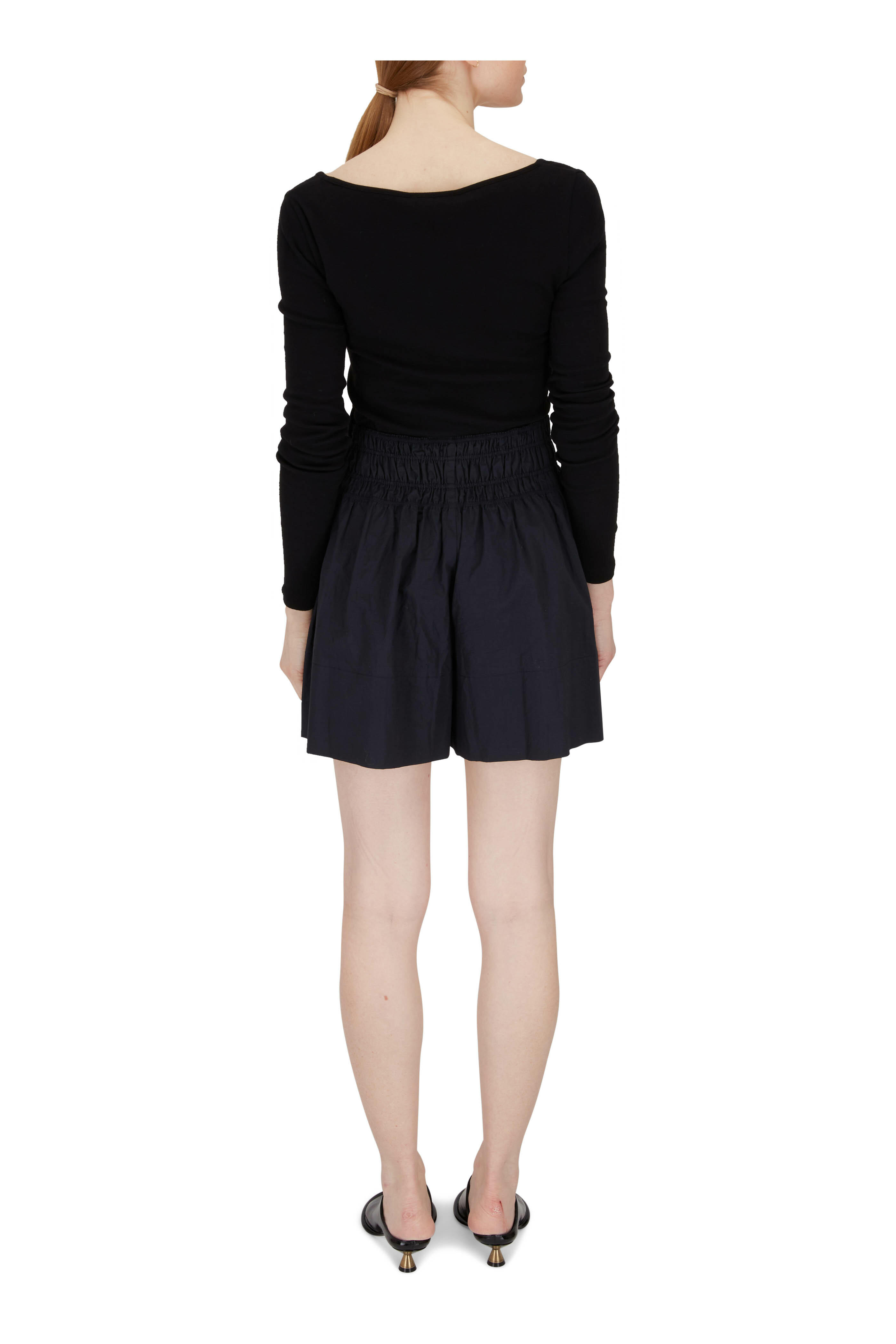 M*e様 W131 wjk solid wide shorts ブラック M M*e様 W131 wjk solid wide shorts ブラック M - メルカリ