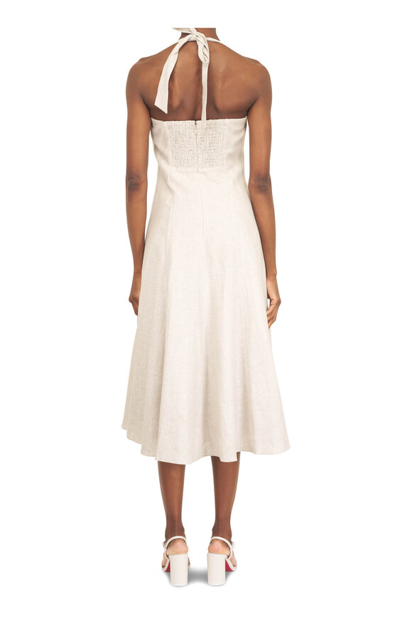 Sachin Babi Pippa Ecru Halter Midi Dress - view 3