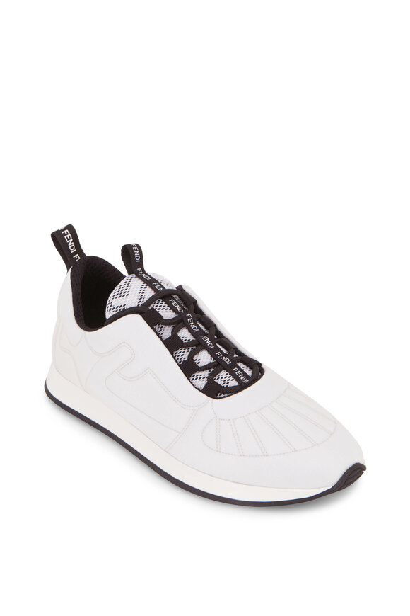 Fendi - FFreedom White Leather Quilted Sneaker