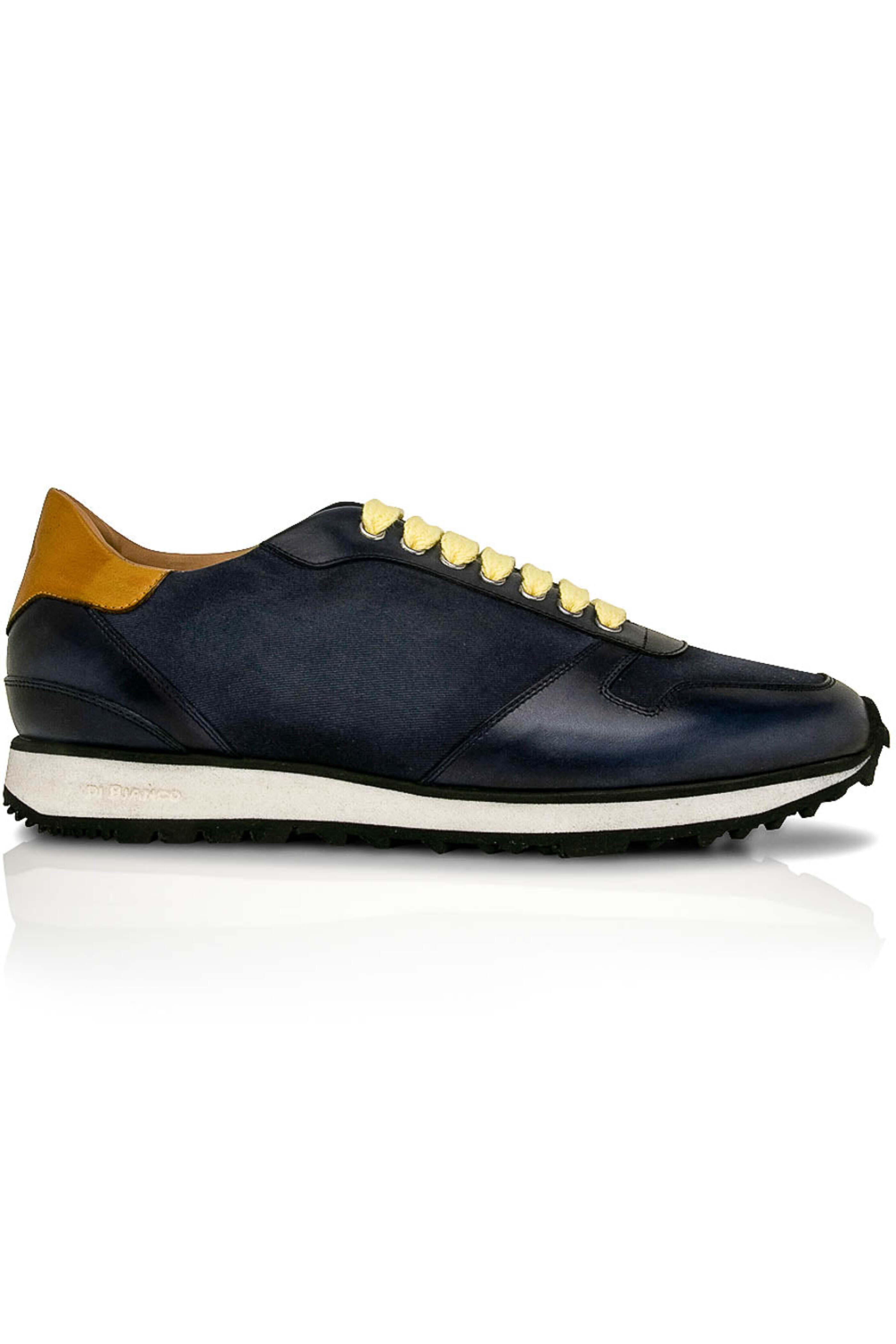 Scarpe di Bianco - Navy Blue Lace Up Sneaker
