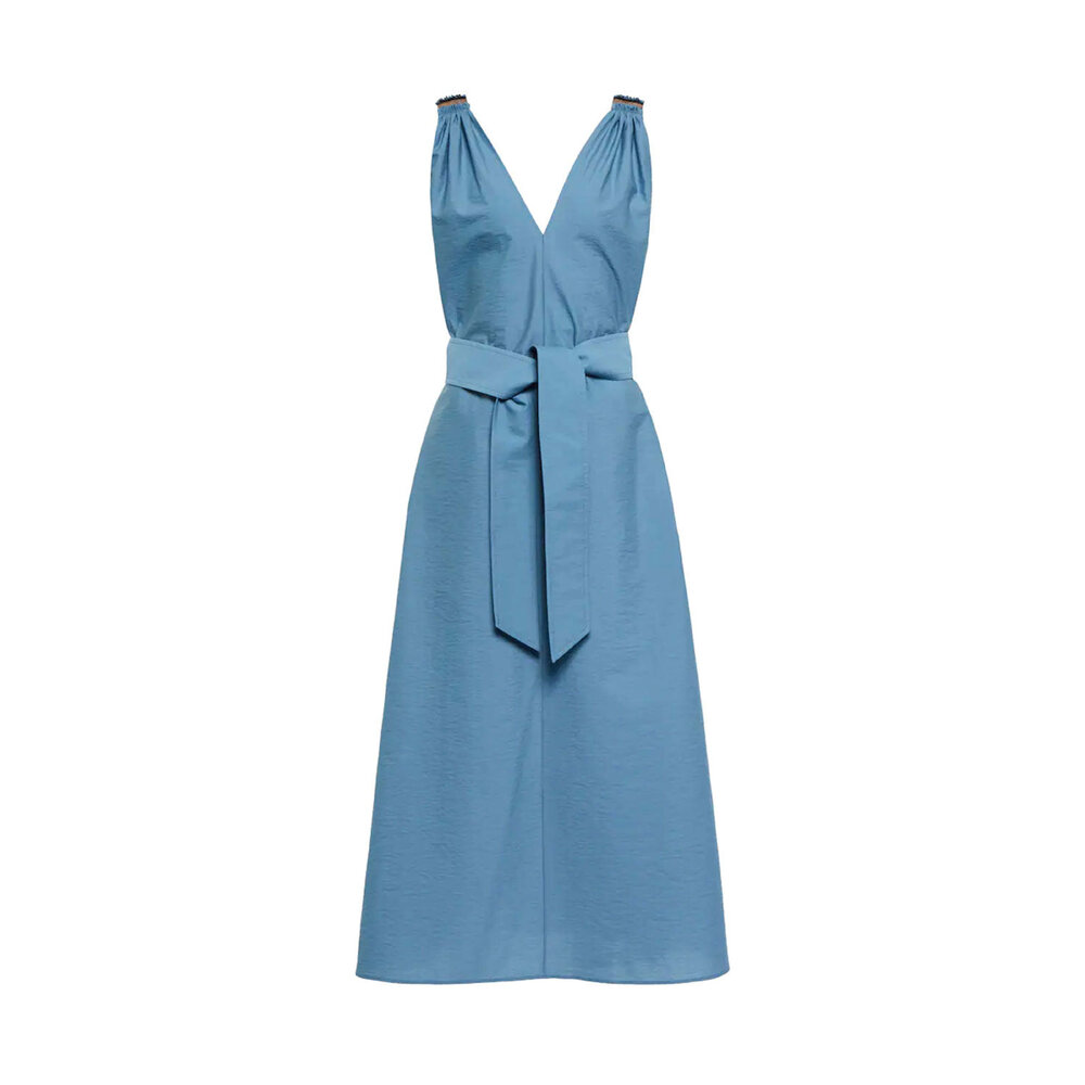 BULUNELLO CUCINELLI☆未使用☆ Brunello Cucinelli - Crystal Blue Monili Shoulder Belted