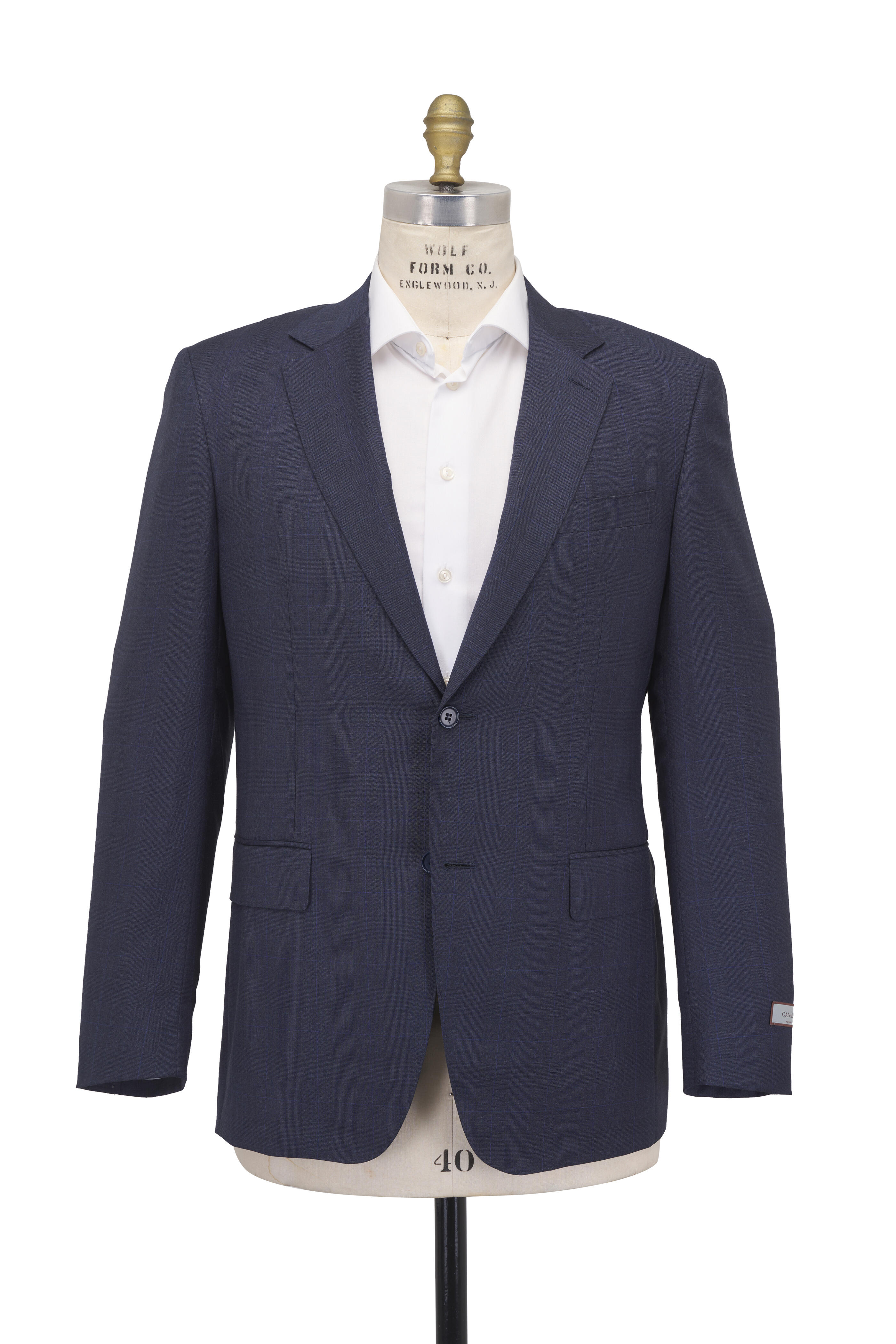 Canali - Blue Glen Plaid Wool Suit