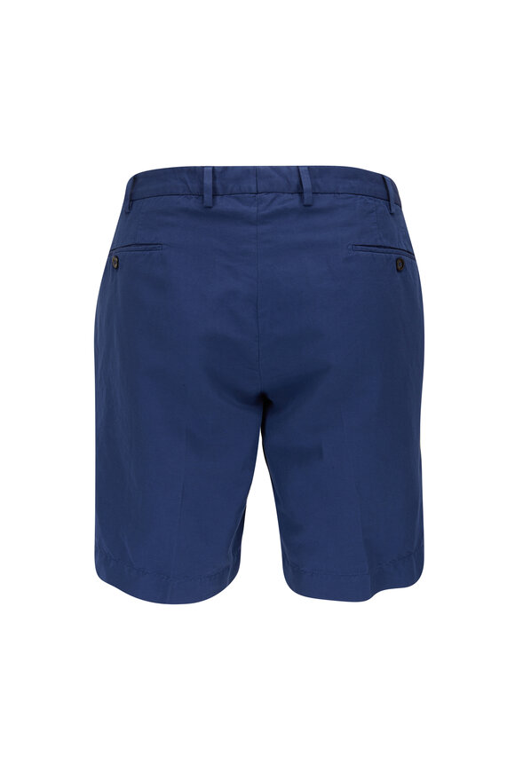 Incotex - Navy Chinolno Regular Fit Shorts