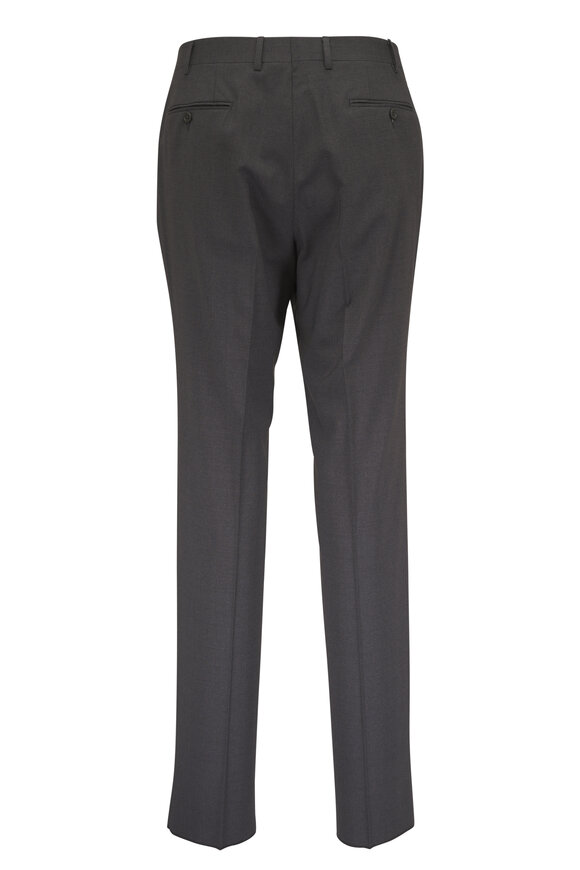 Canali Charcoal Gray Wool Dress Pant - view 2