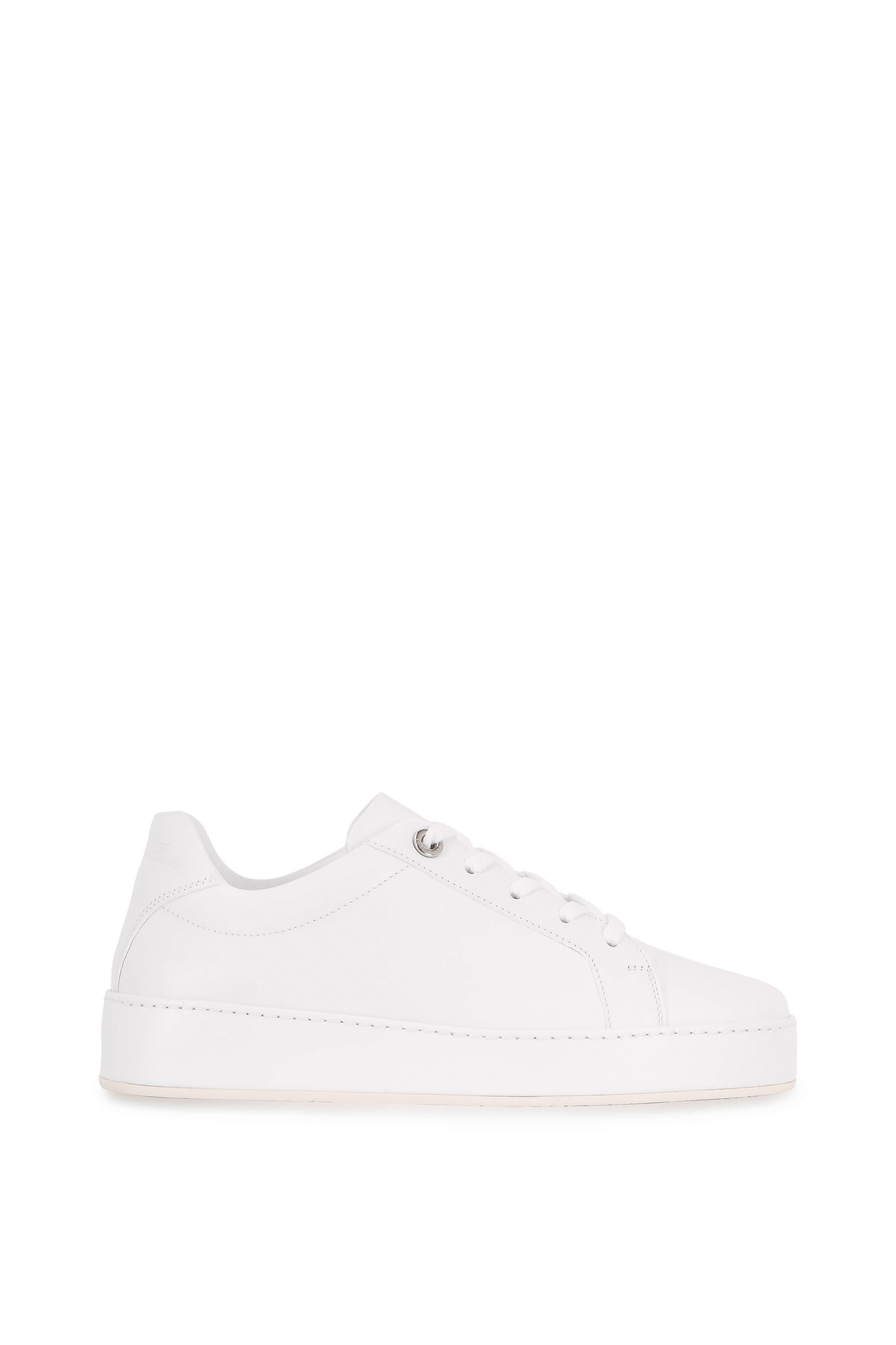 Loro Piana☆美品☆最終売り切りSale！ Loro Piana - Nuages White Leather Lace-Up Sneaker