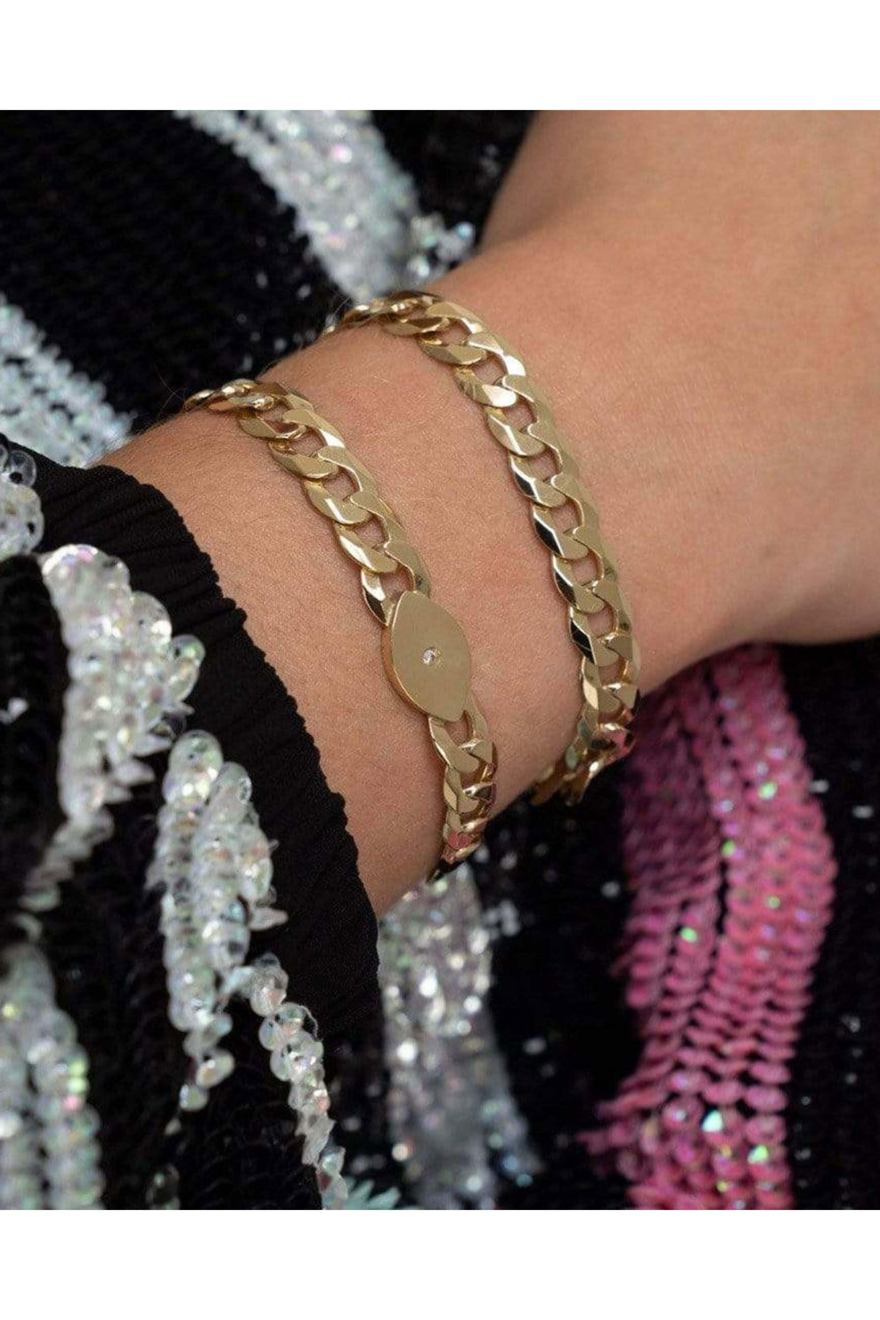 Jennifer Zeuner Jewelry - Angie Curb Chain Bracelet