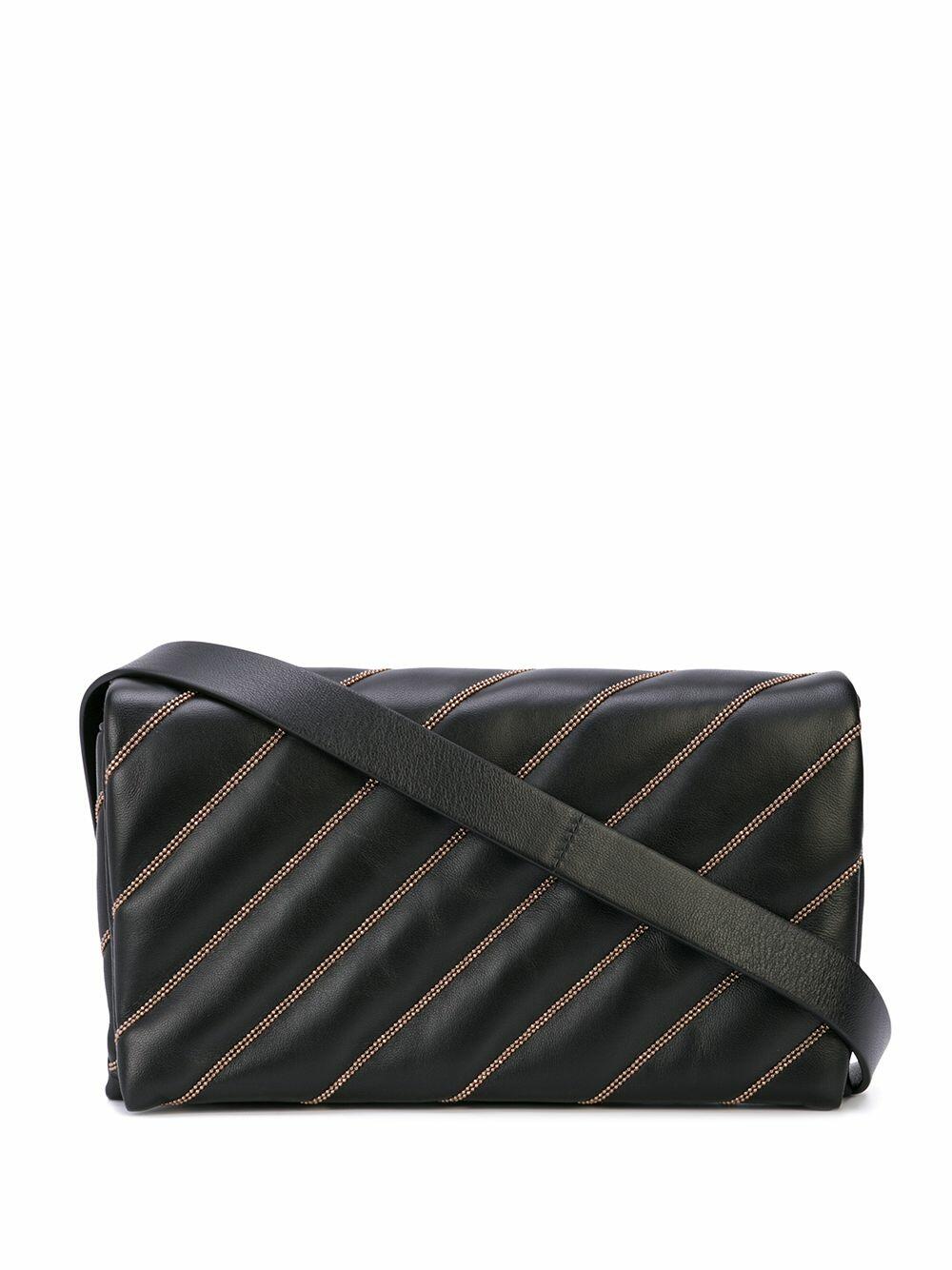 Brunello Cucinelli - Black Monili Quilted Crossbody Belt Bag
