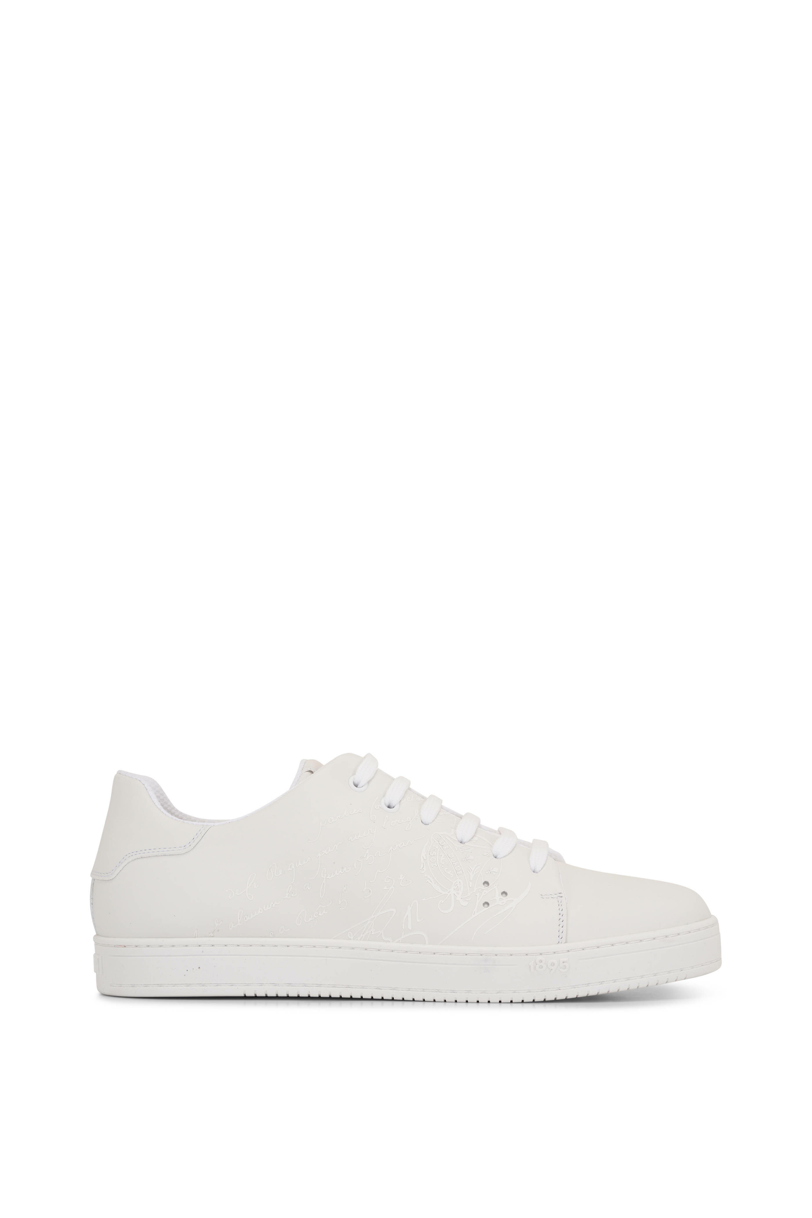 Berluti - Playtime Scritto Full White Leather Sneaker