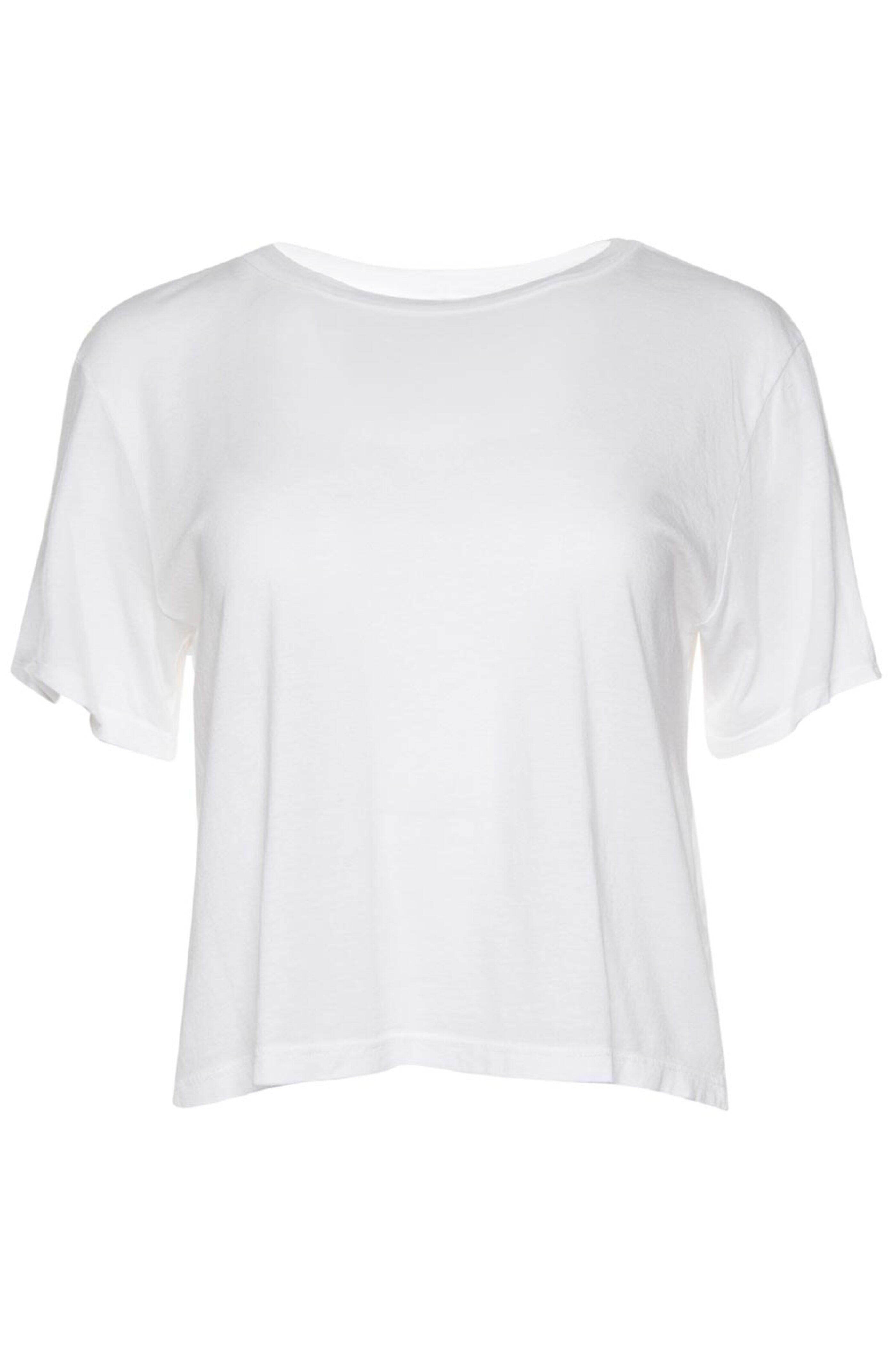 Michael Stars - White Kam Cropped Tee
