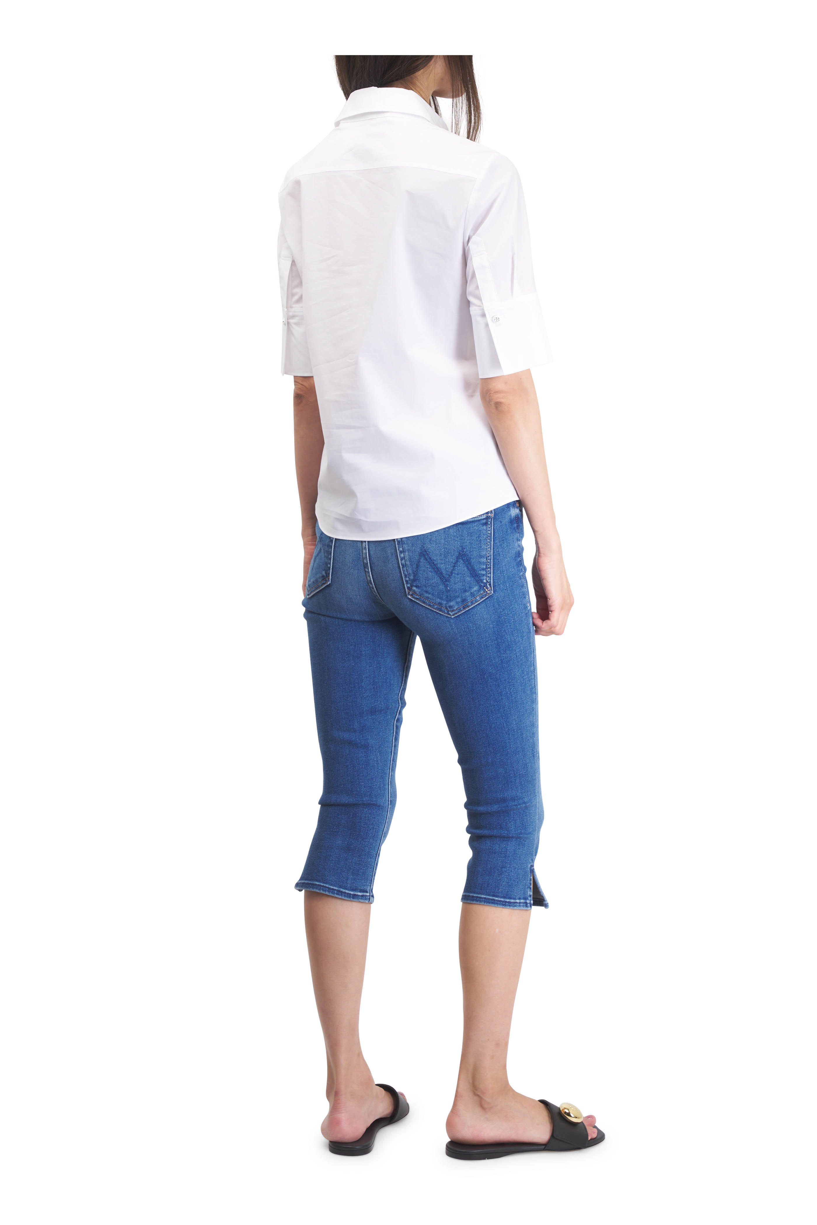 Mother - The Stunner Bunny Snip Capri Jean