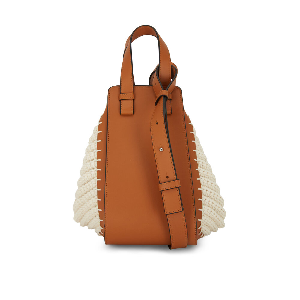 【関税送料込】Loewe Small Leather Hammock Bag Tan Loewe Small Hammock Bag Calfskin Tan SHW