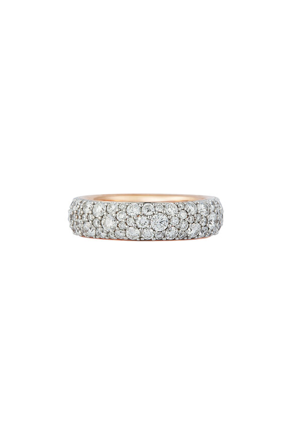 Walters Faith - OC x WF 18K Rose Gold White Diamond Band Ring