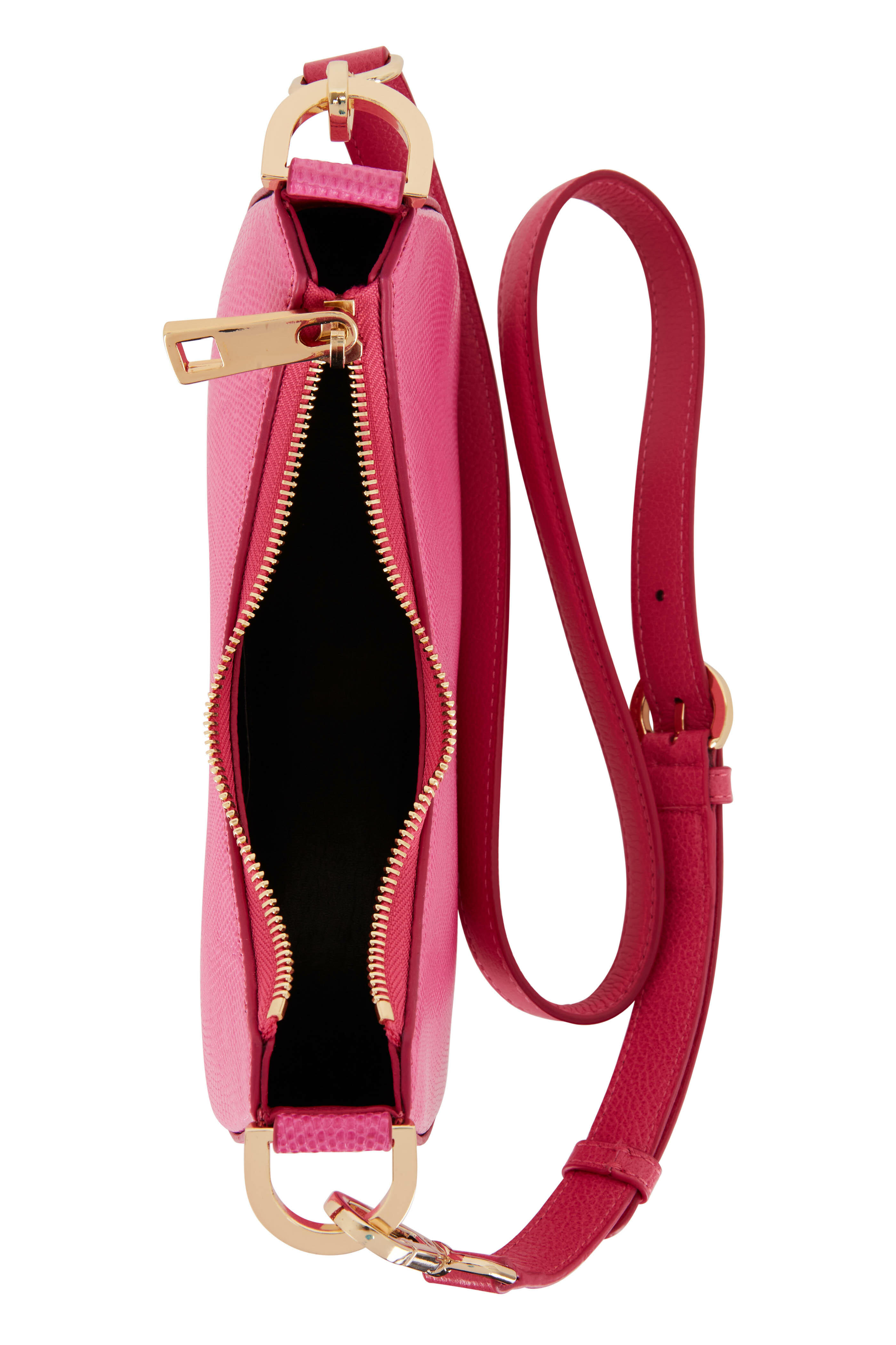 Maria Oliver - Mia Small Shiny Lizard Shoulder Bag