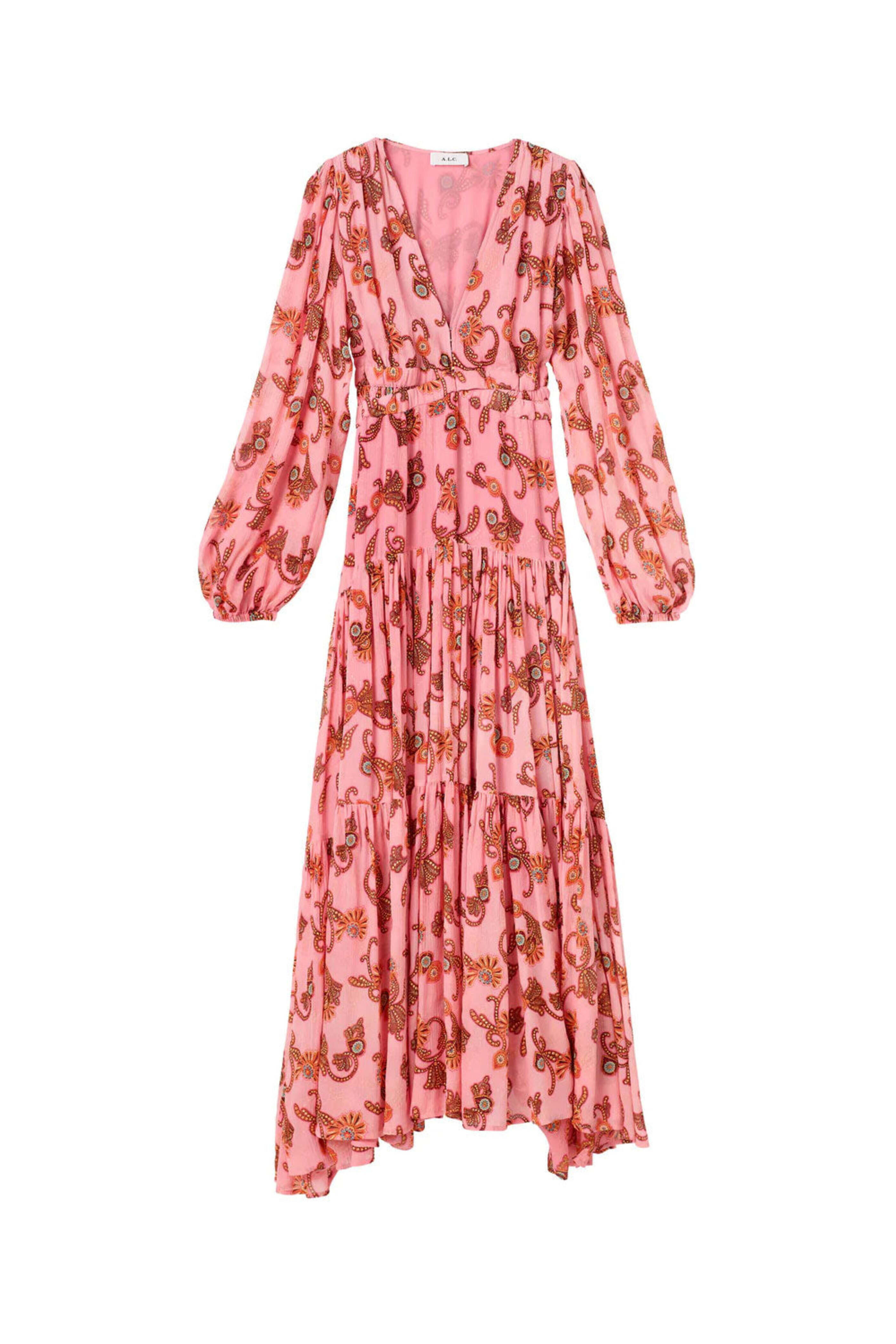 A.L.C. - Annie Silk Maxi Dress