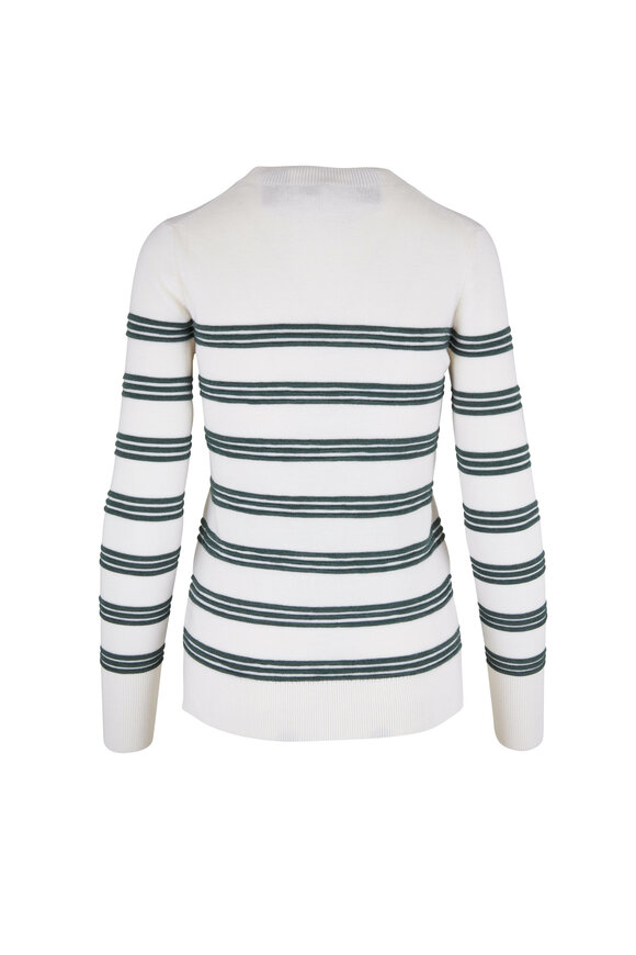 Veronica Beard - Zareen Ivory Stripe Pullover