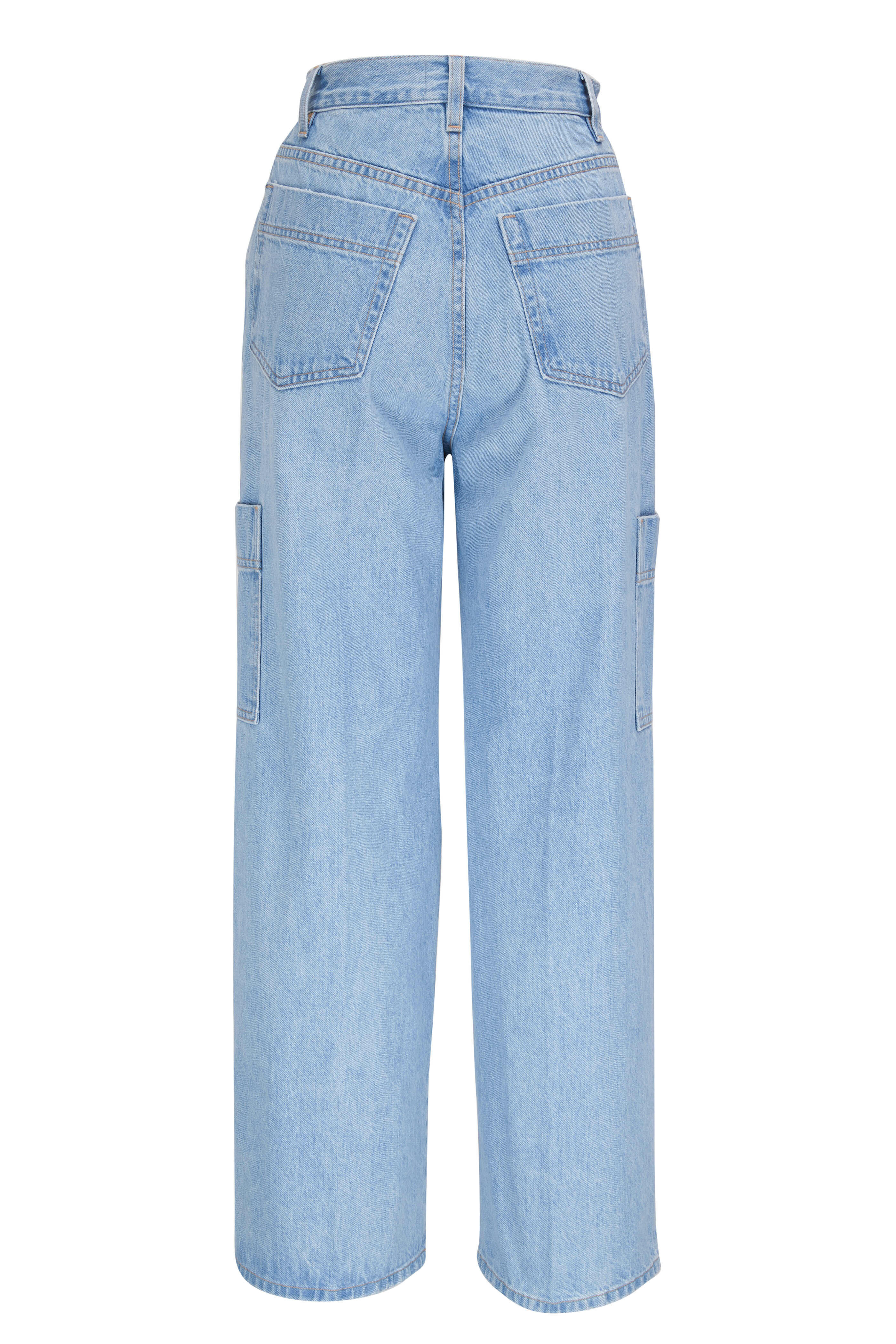 Frame - High-Rise Baggy Side Pocket Jean