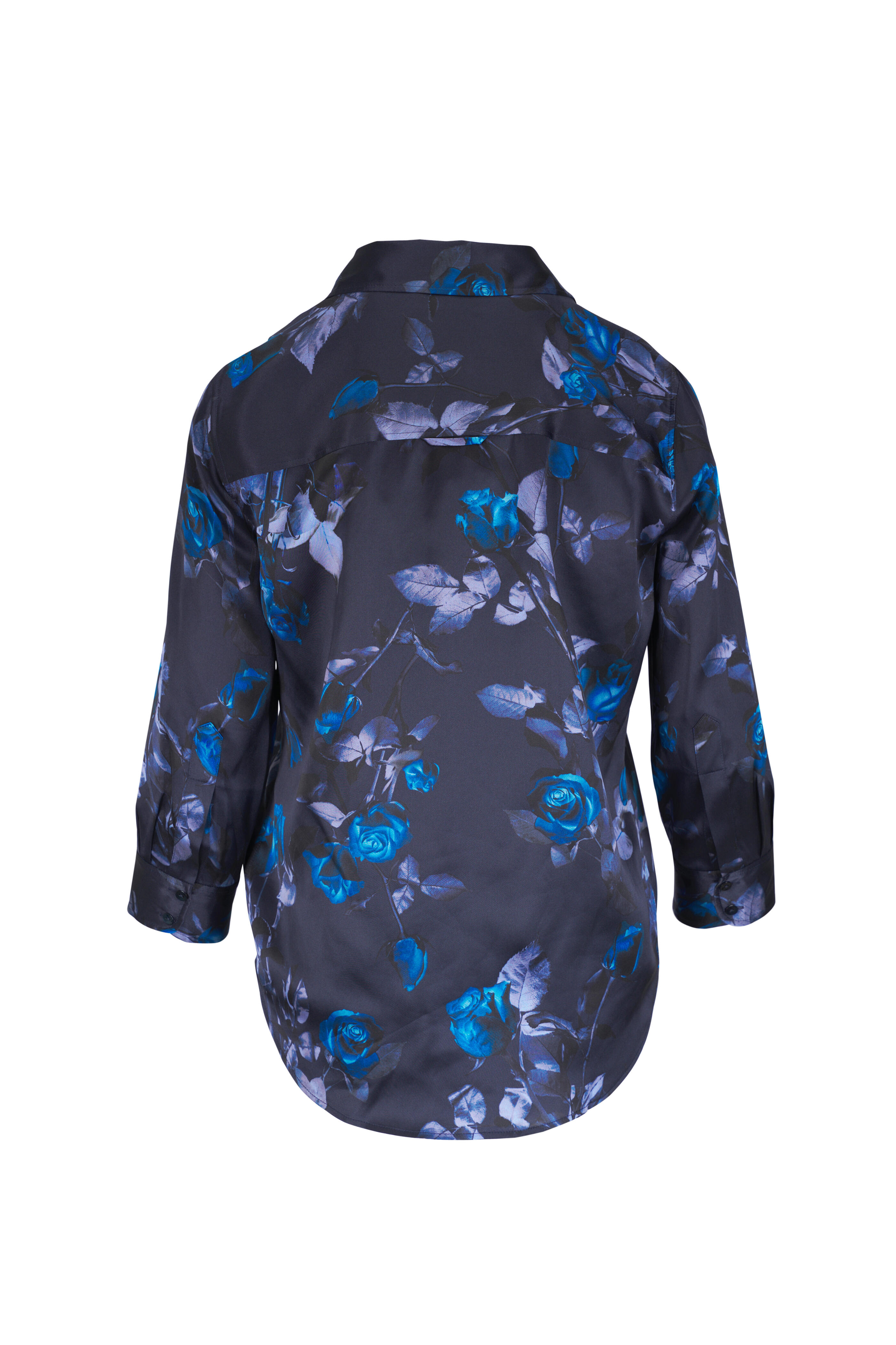 L'Agence - Dani Midnight Silk Blouse