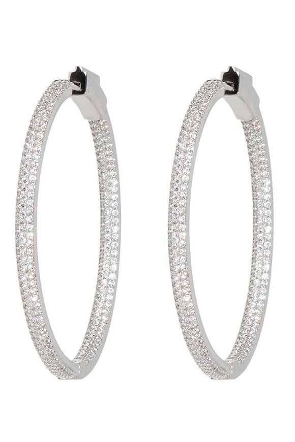 Nickho Rey Slim Tire Hoop Earrings