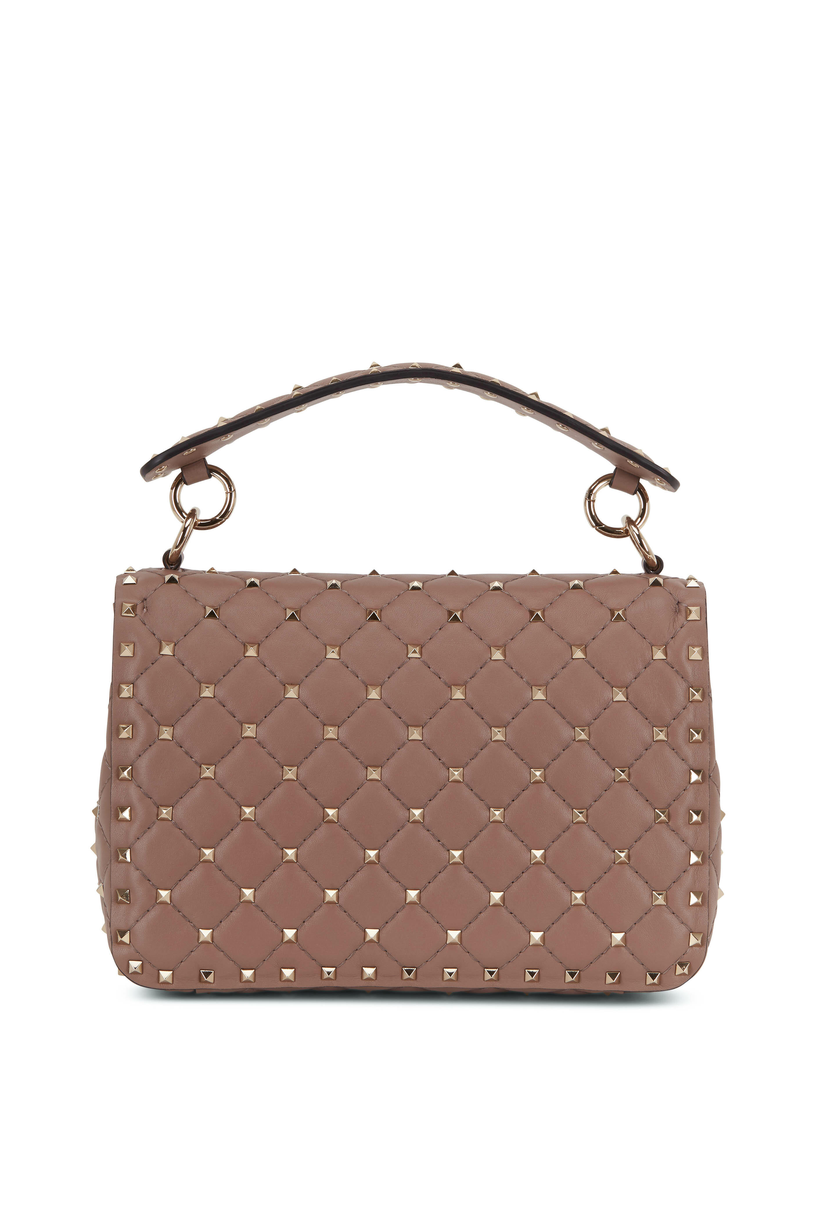 Valentino rockstud tote online clay