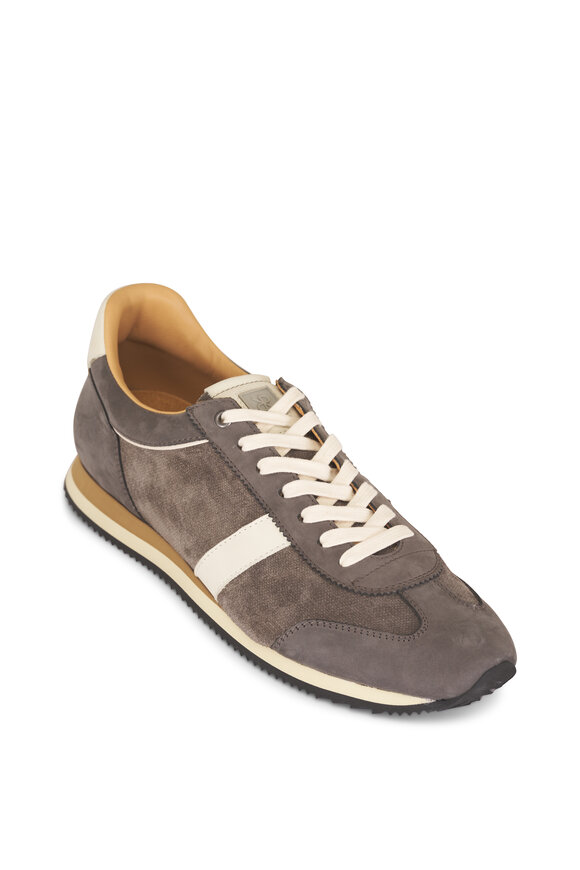 Rubirosa Tina Gray Suede Low Top Sneaker - view 1