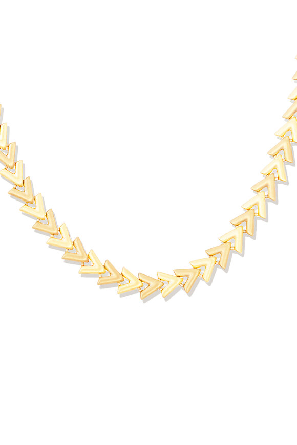 Campbell + Charlotte - Spark Chevron Link Necklace