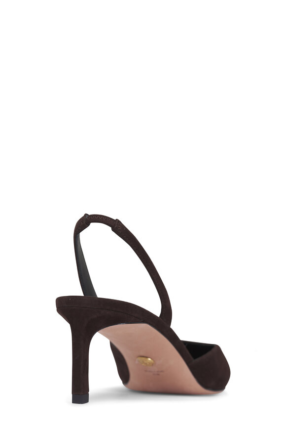 Veronica Beard Caroline Espresso Suede Slingback Pump, 55mm - view 5