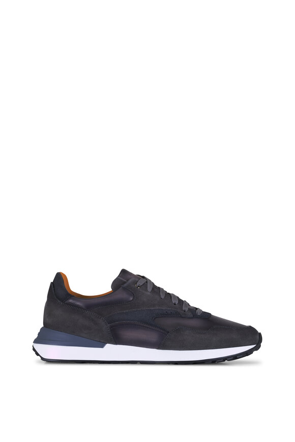 Magnanni Simo Gray Suede Low Top Sneaker - view 6