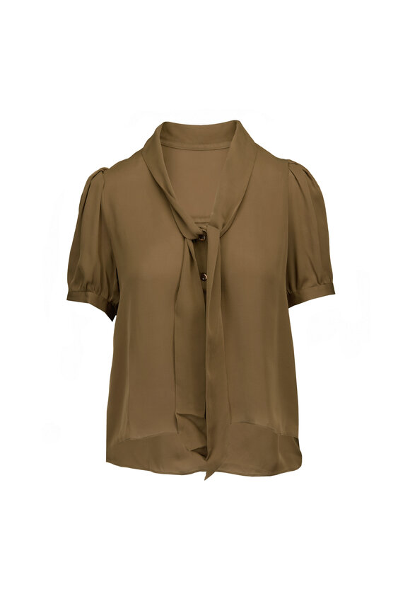 Frame The Sonnet Moss Blouse - view 1