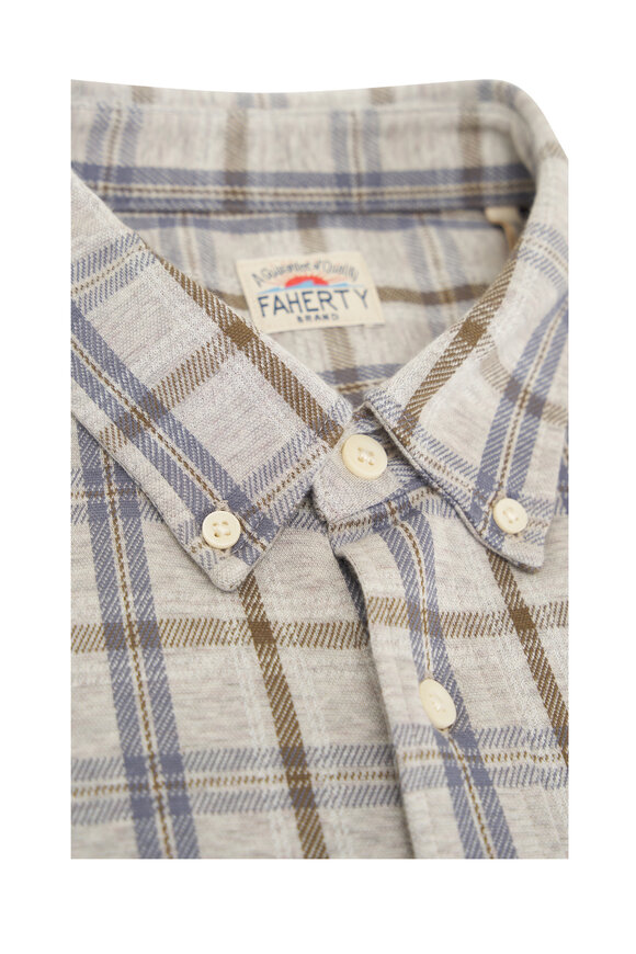 Faherty Brand - Coastline Birch River Plaid Knit Sport Shirt